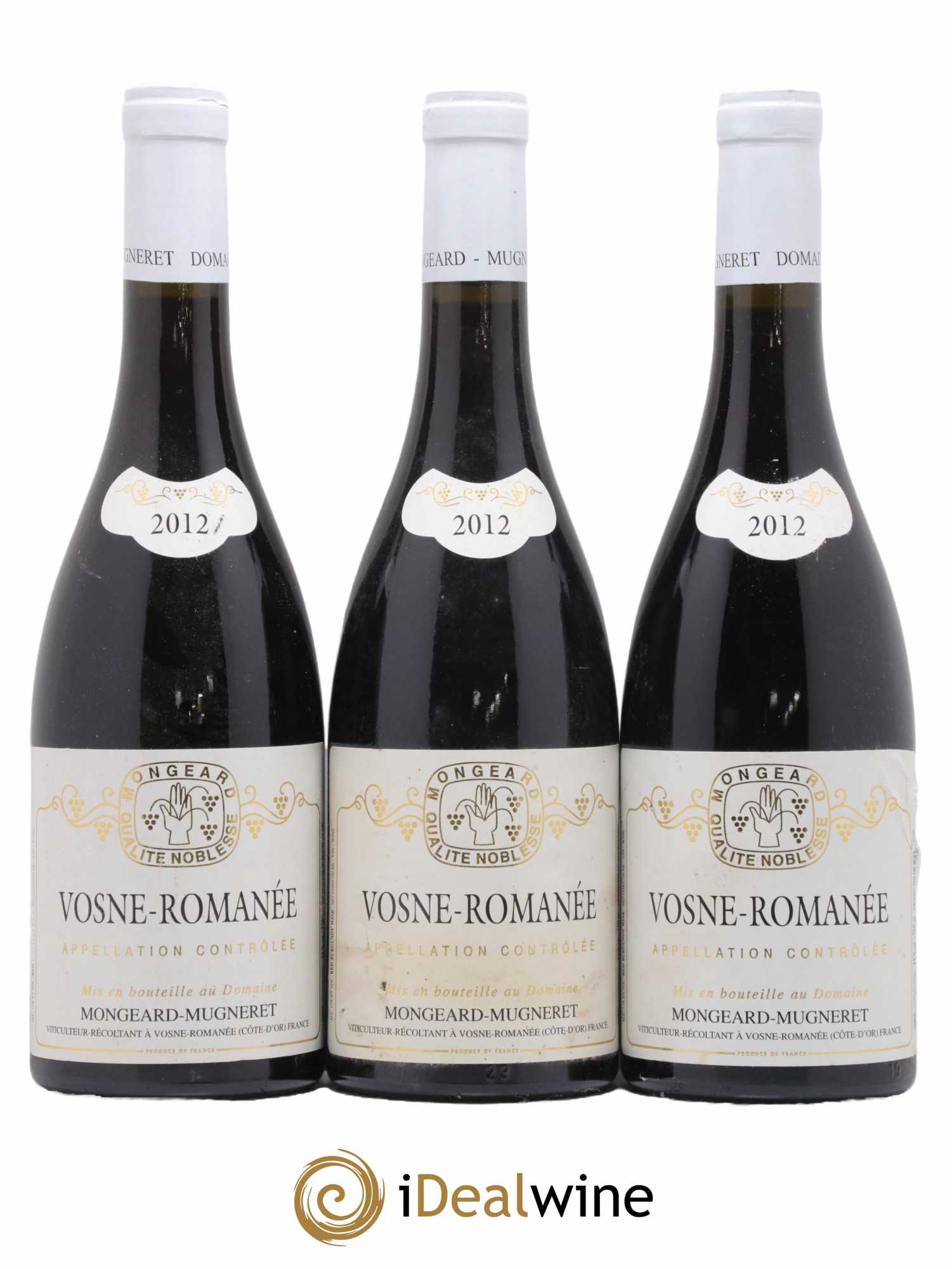 Vosne-Romanée Mongeard-Mugneret (Domaine) 2012 - Lot de 3 bouteilles - 0
