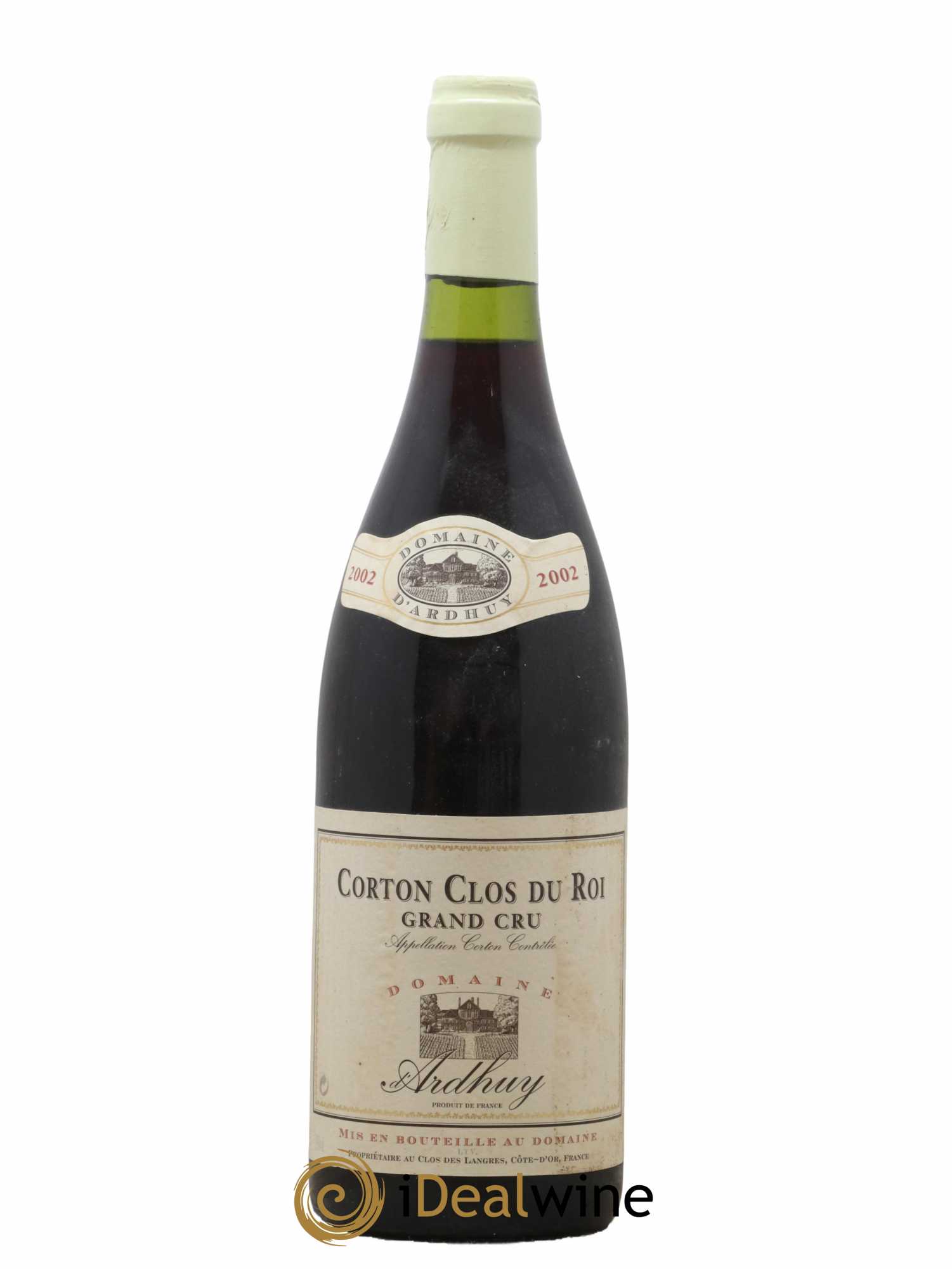 Corton Grand Cru Le Clos du Roi Domaine d'Ardhuy 2002 - Lot de 1 bouteille - 0