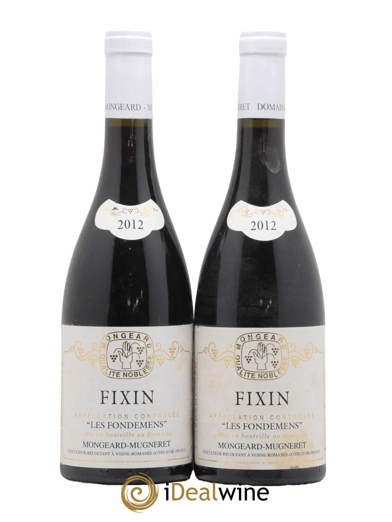 Fixin Les Fondements Domaine Mongeard-Mugneret 2012 - Lot de 2 bouteilles - 0