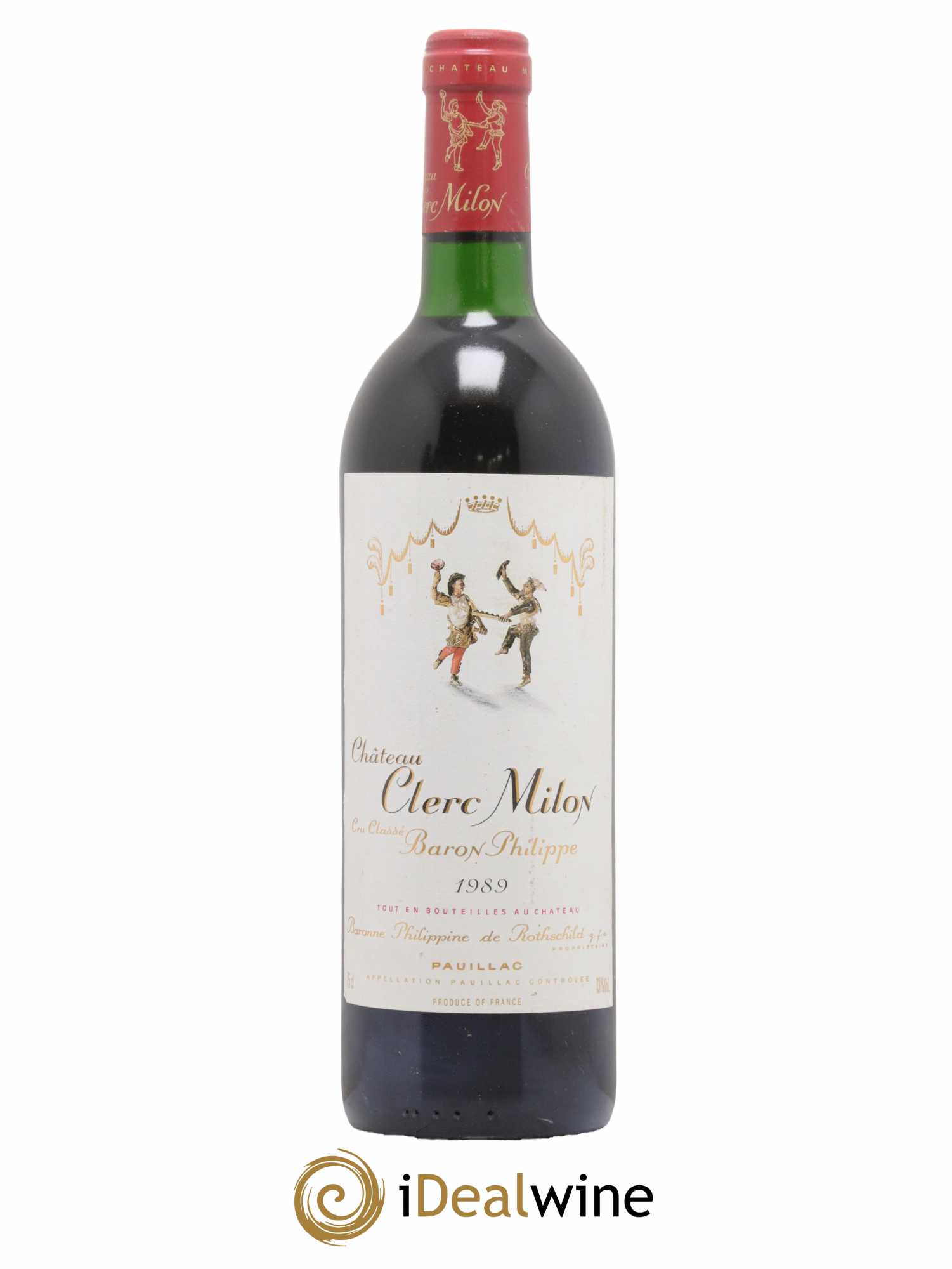 Château Clerc Milon 5ème Grand Cru Classé 1989 - Lot de 1 bouteille - 0