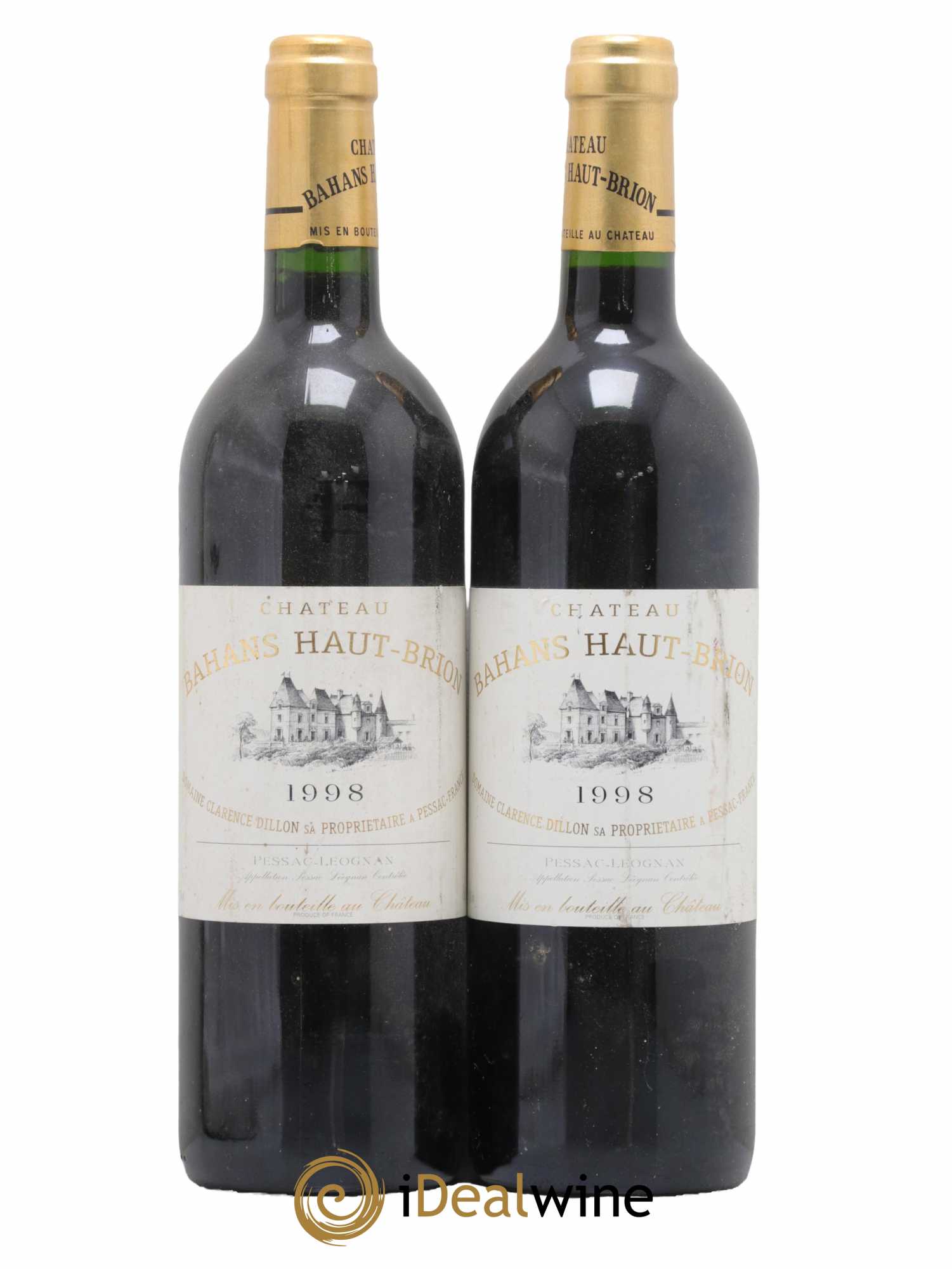 Clarence (Bahans) de Haut-Brion Second Vin 1998 - Lot of 2 bottles - 0