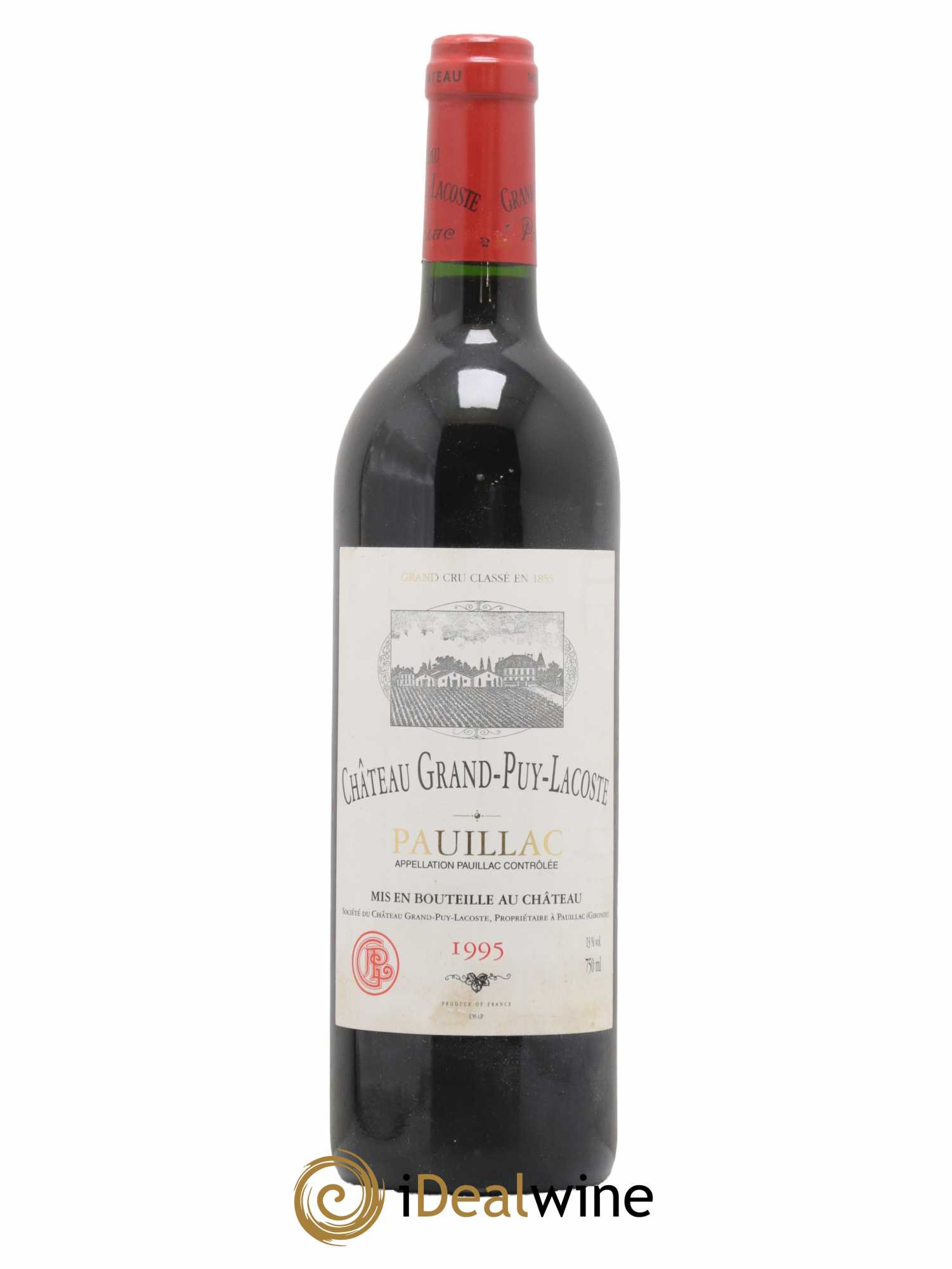 Château Grand Puy Lacoste 5ème Grand Cru Classé 1995 - Lot de 1 bouteille - 0