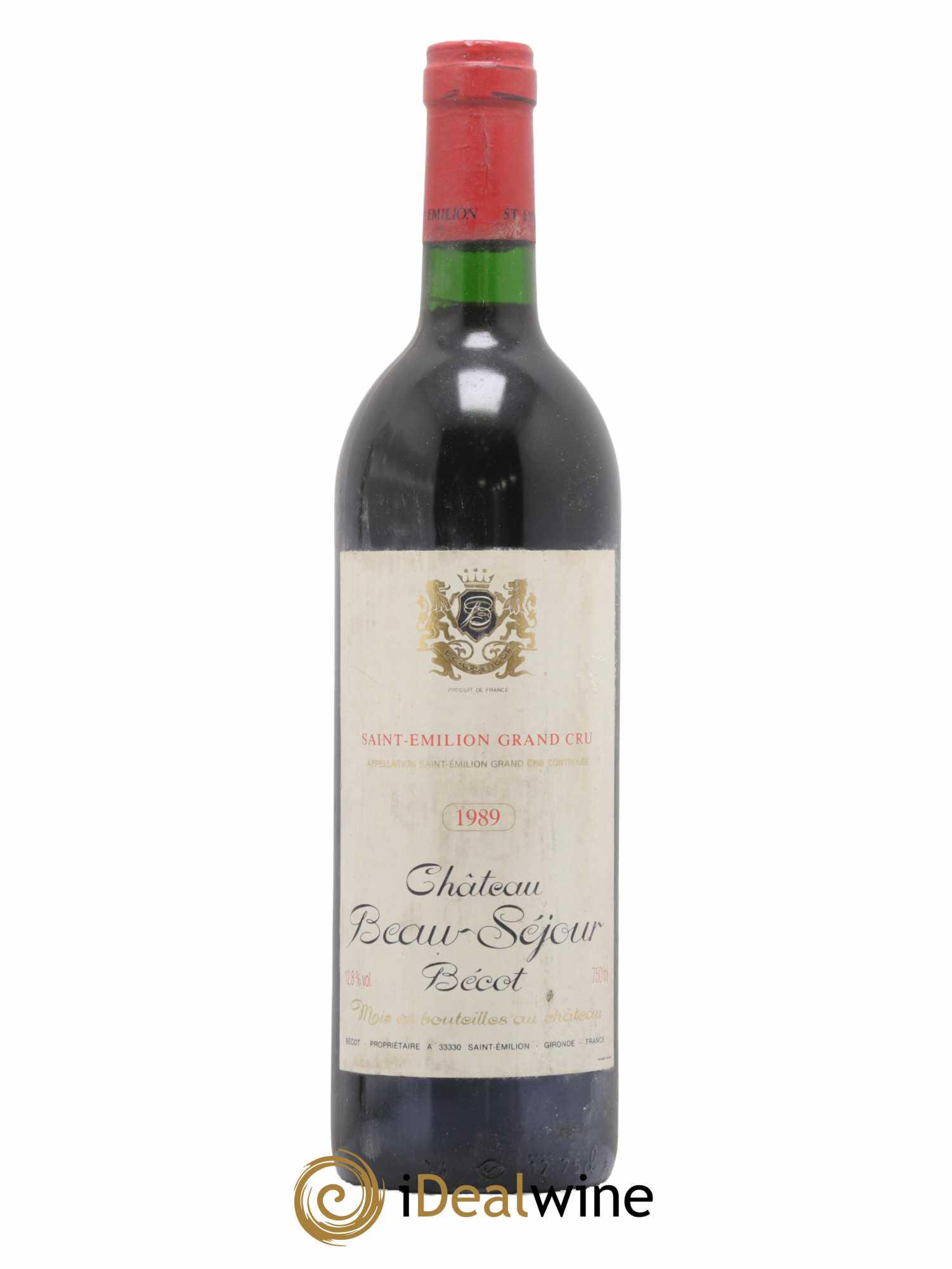 Château Beau-Séjour Bécot 1er Grand Cru Classé B 1989 - Lot de 1 bouteille - 0