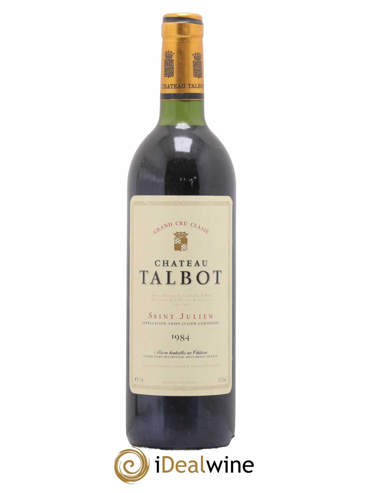 Château Talbot 4ème Grand Cru Classé 1984 - Lot de 1 bouteille - 0