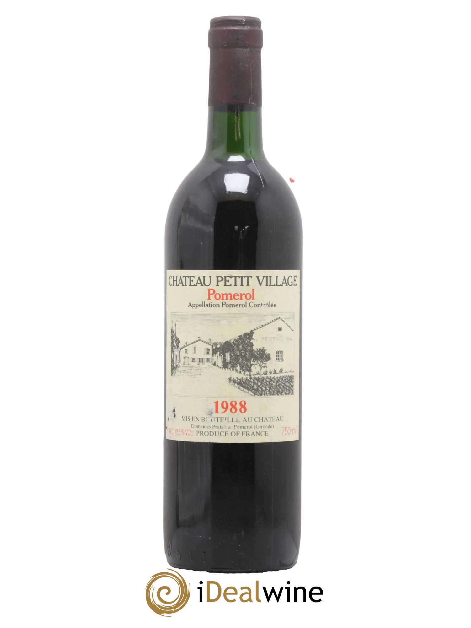 Château Petit Village 1988 - Lot de 1 bouteille - 0