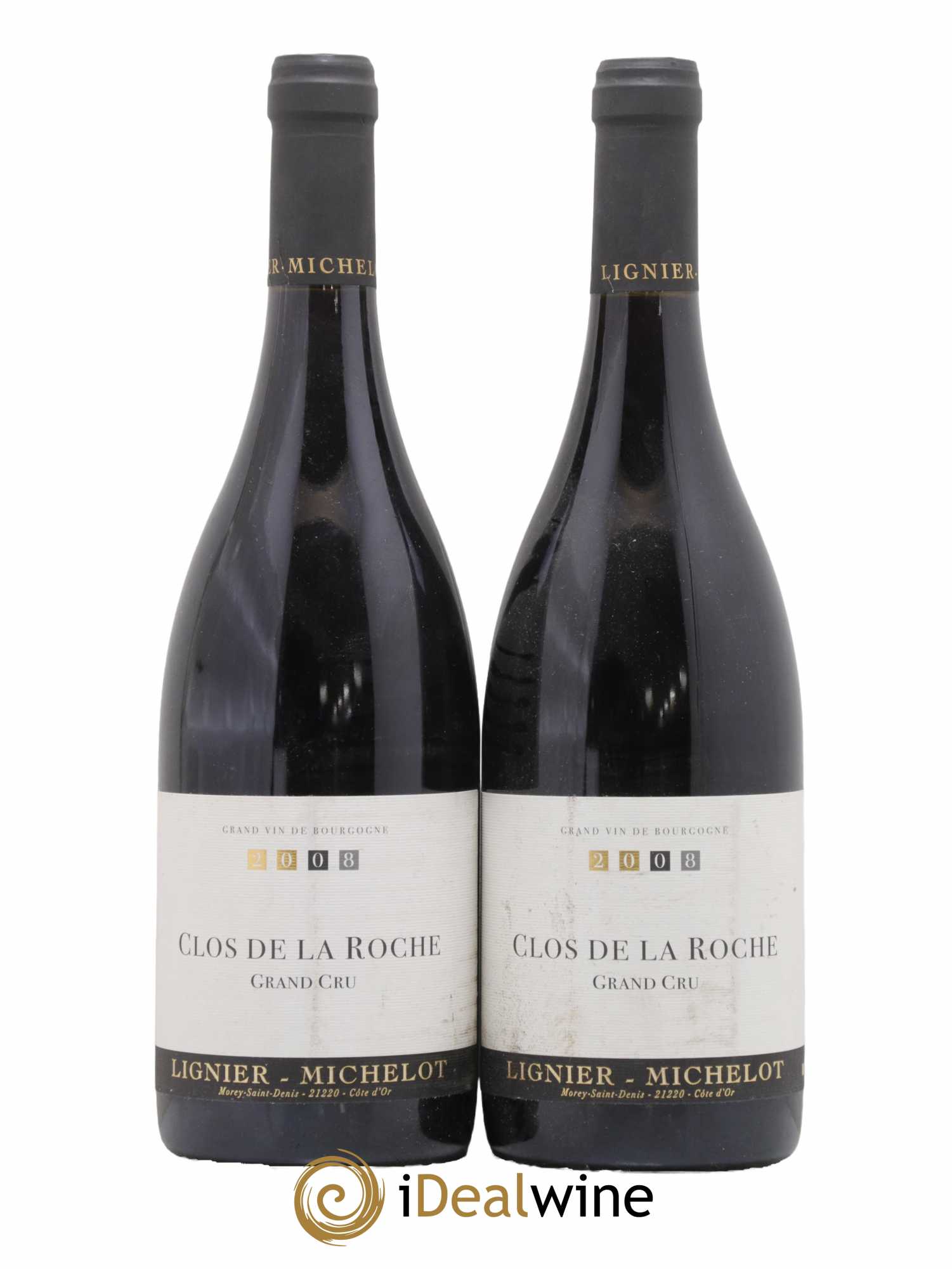 Clos de la Roche Grand Cru Lignier-Michelot (Domaine) 2008 - Lot de 2 bouteilles - 0