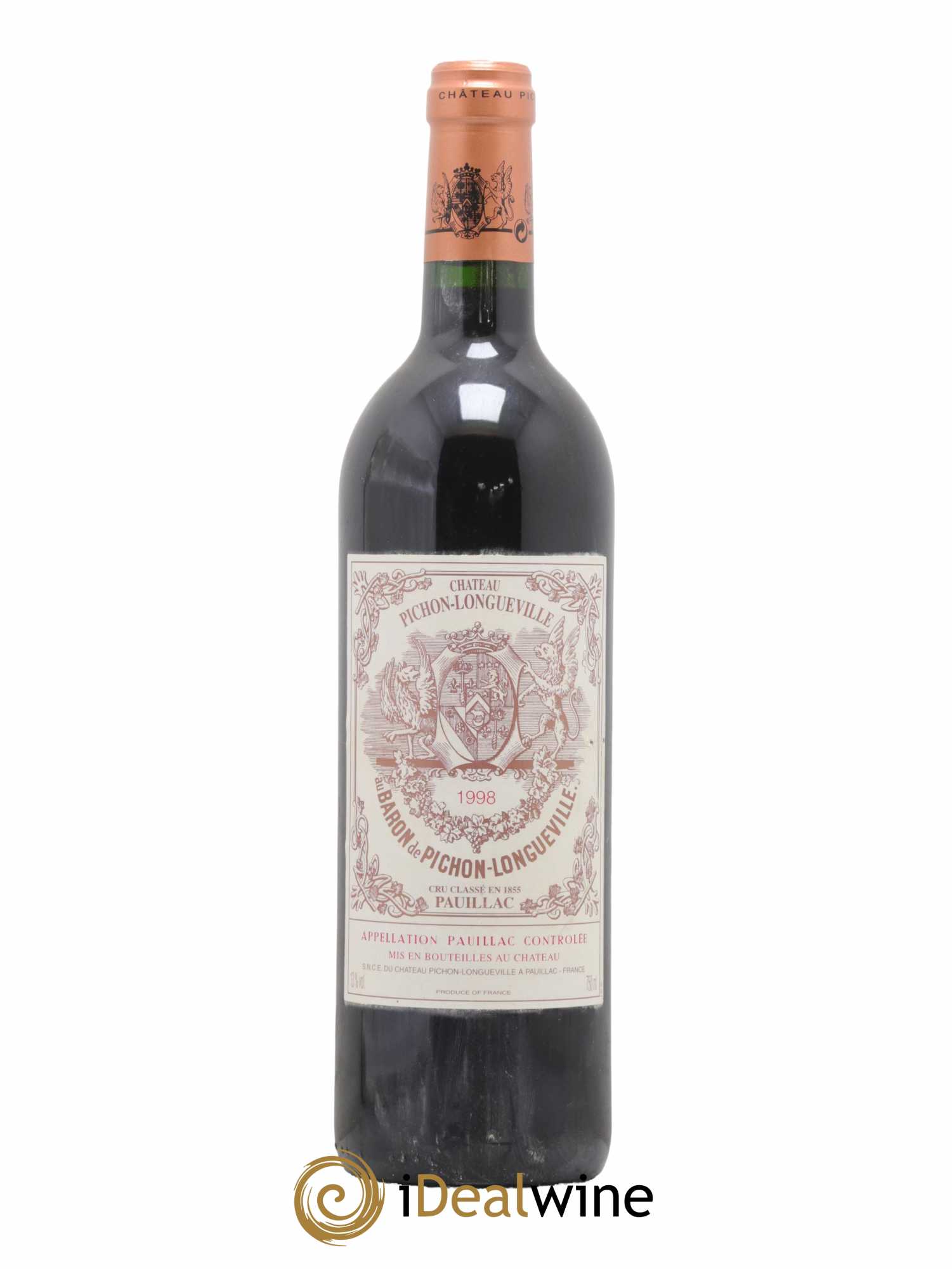 Pichon Longueville Baron 2ème Grand Cru Classé 1998 - Lot de 1 bouteille - 0