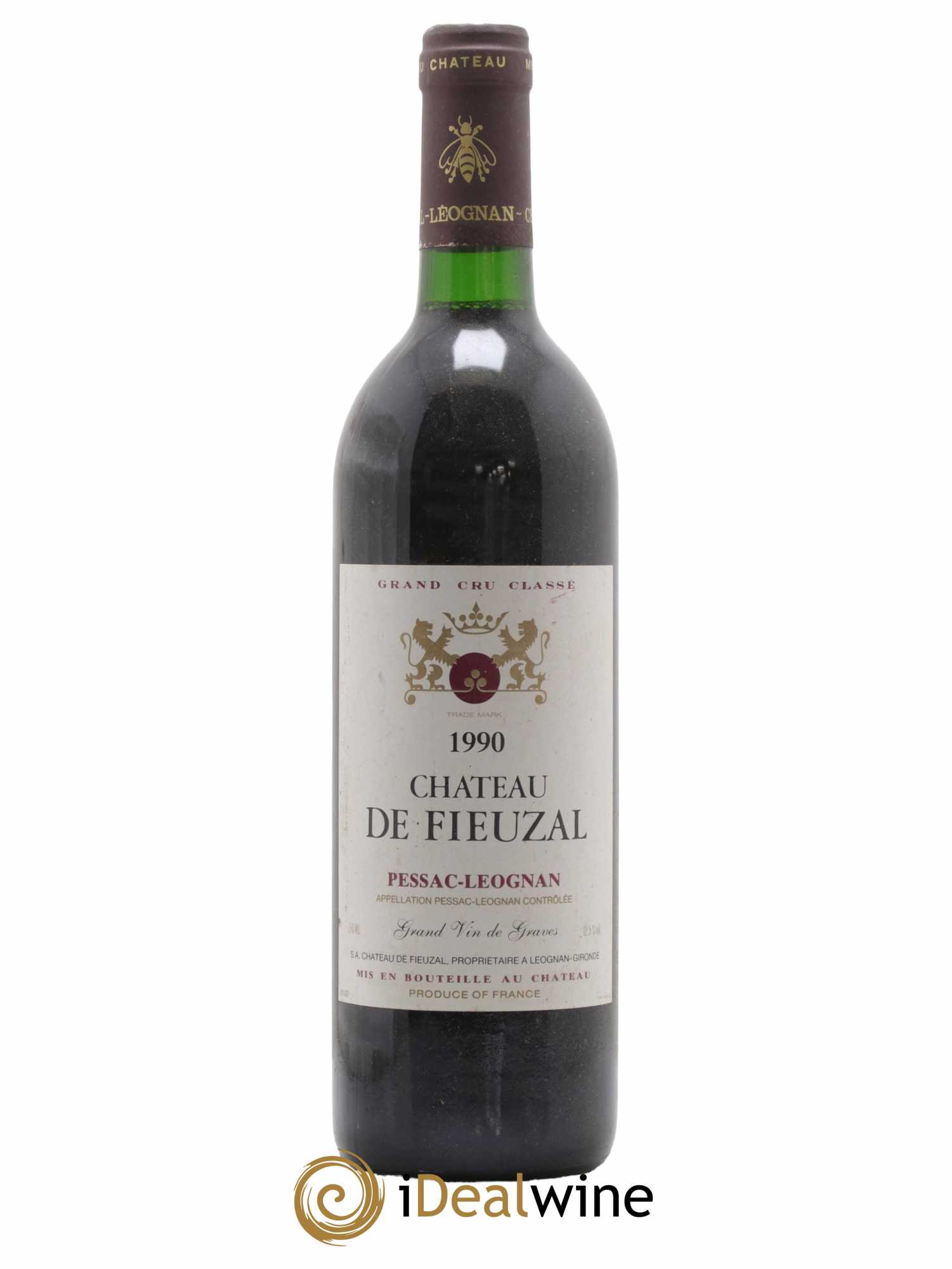 Château de Fieuzal Cru Classé de Graves 1990 - Lot de 1 bouteille - 0