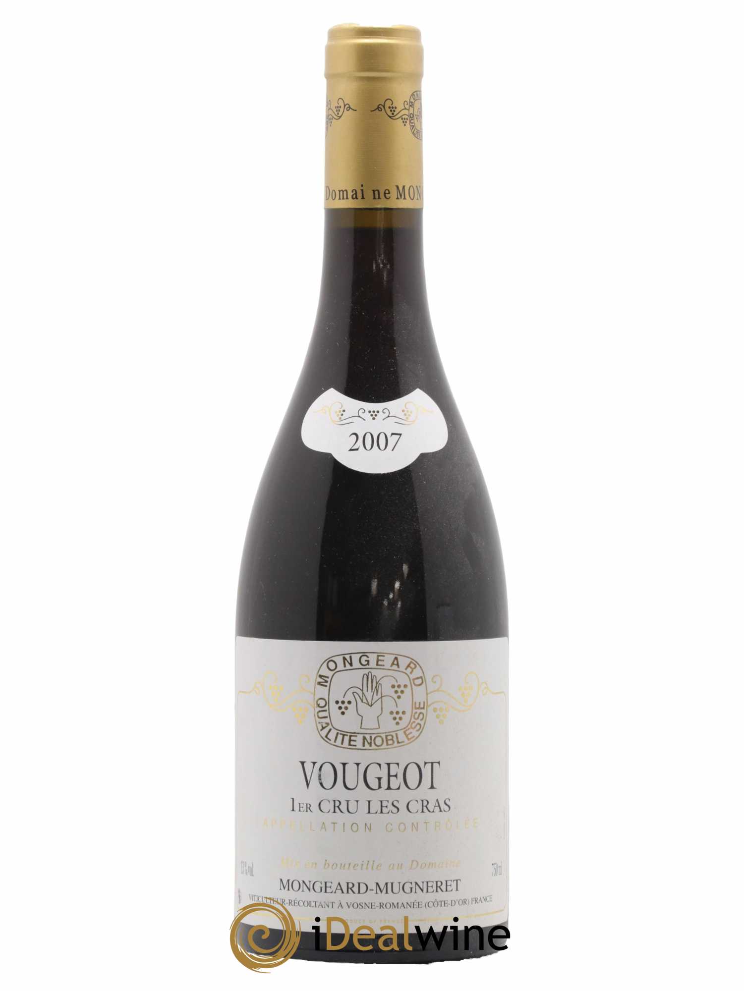 Vougeot 1er Cru Les Cras Mongeard-Mugneret (Domaine) 2007 - Lot of 1 bottle - 0