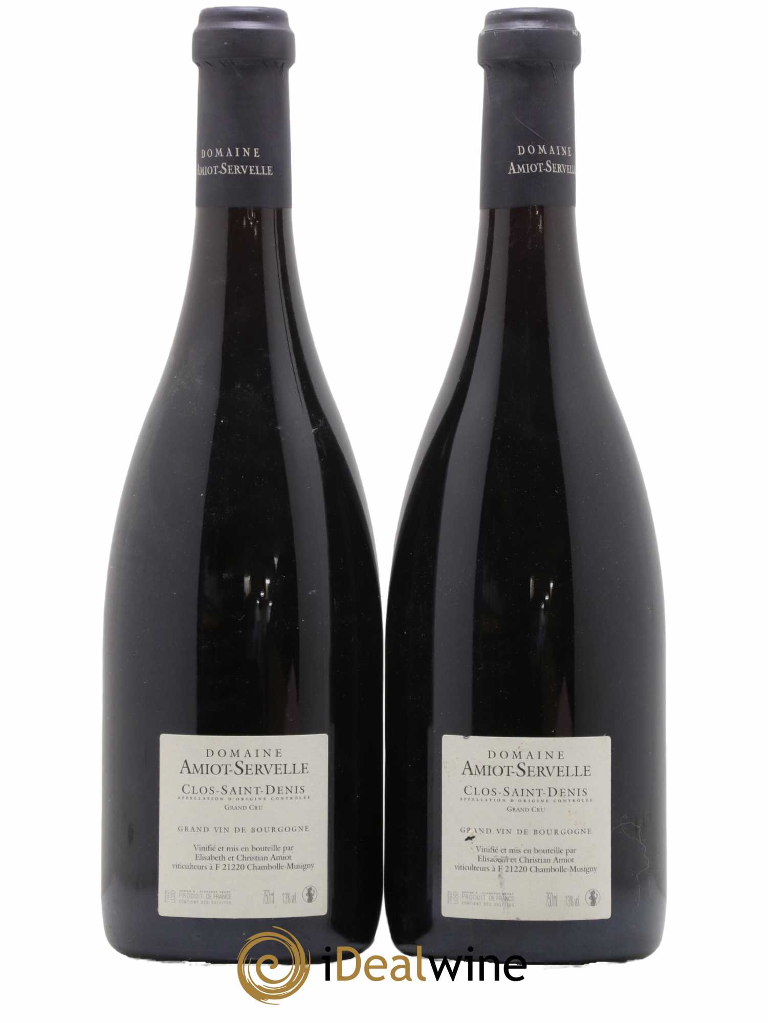 Clos Saint-Denis Grand Cru Amiot-Servelle 2010 - Lot de 2 bouteilles - 1