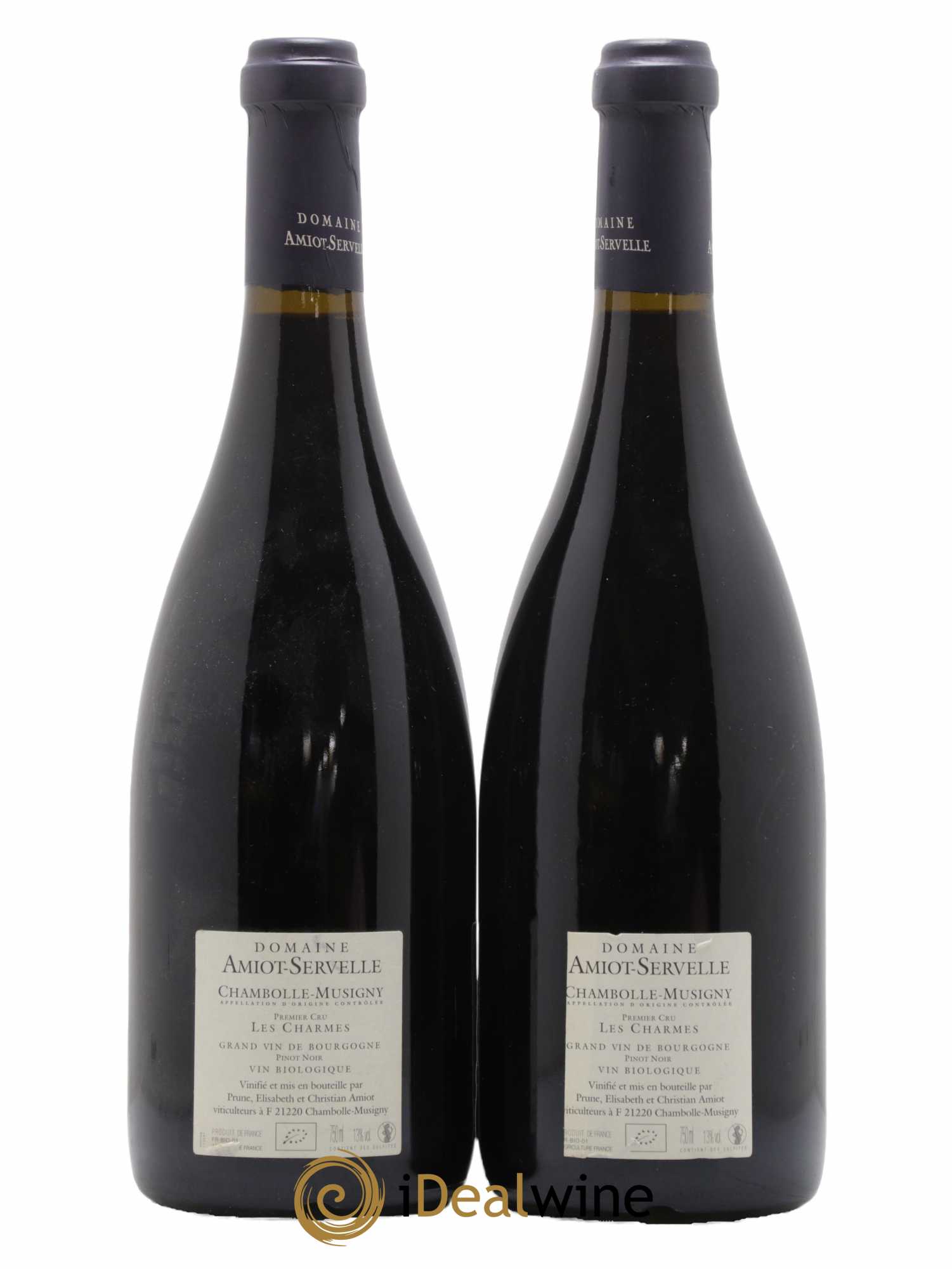 Chambolle-Musigny 1er Cru Les Charmes Amiot-Servelle  2013 - Lot of 2 bottles - 1