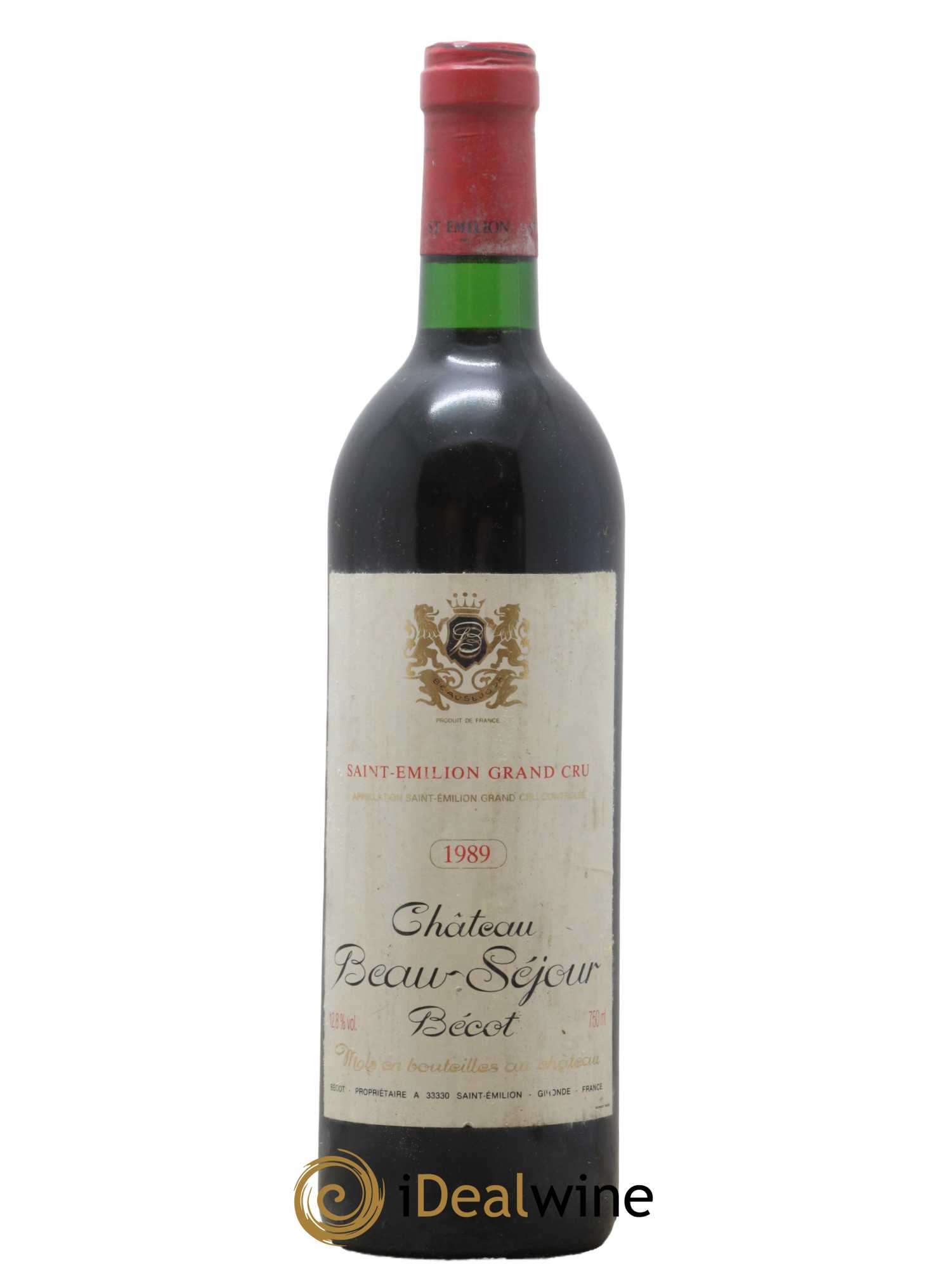 Château Beau-Séjour Bécot 1er Grand Cru Classé B 1989 - Lot de 1 bouteille - 0