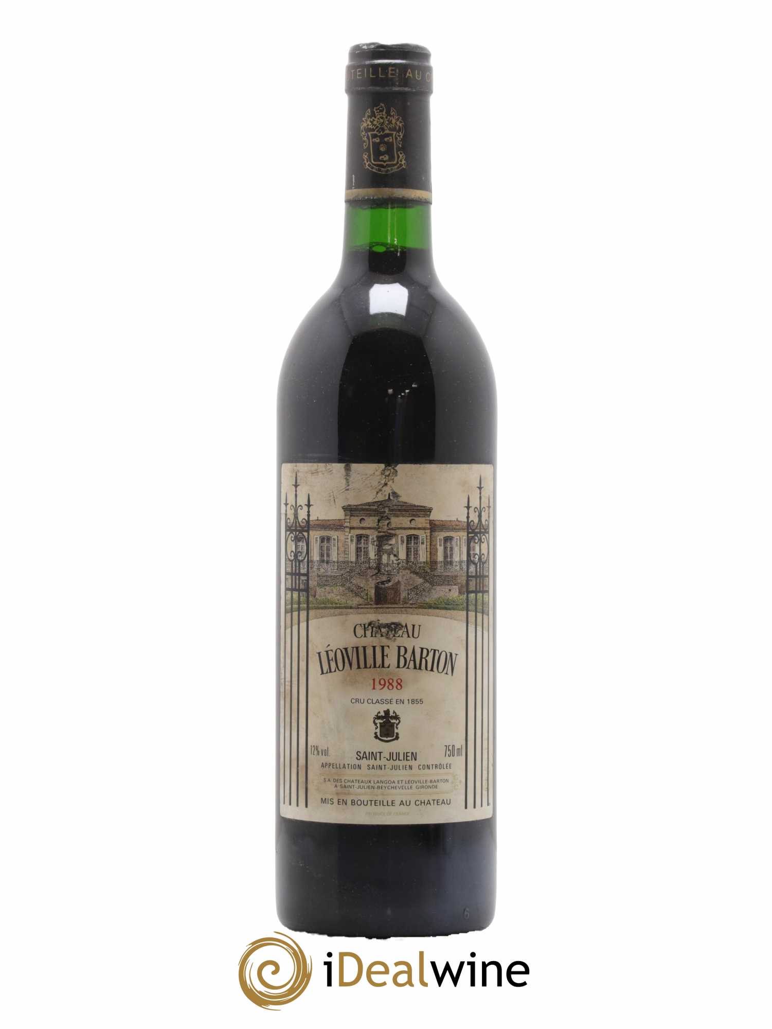 Château Léoville Barton 2ème Grand Cru Classé 1988 - Lot de 1 bouteille - 0