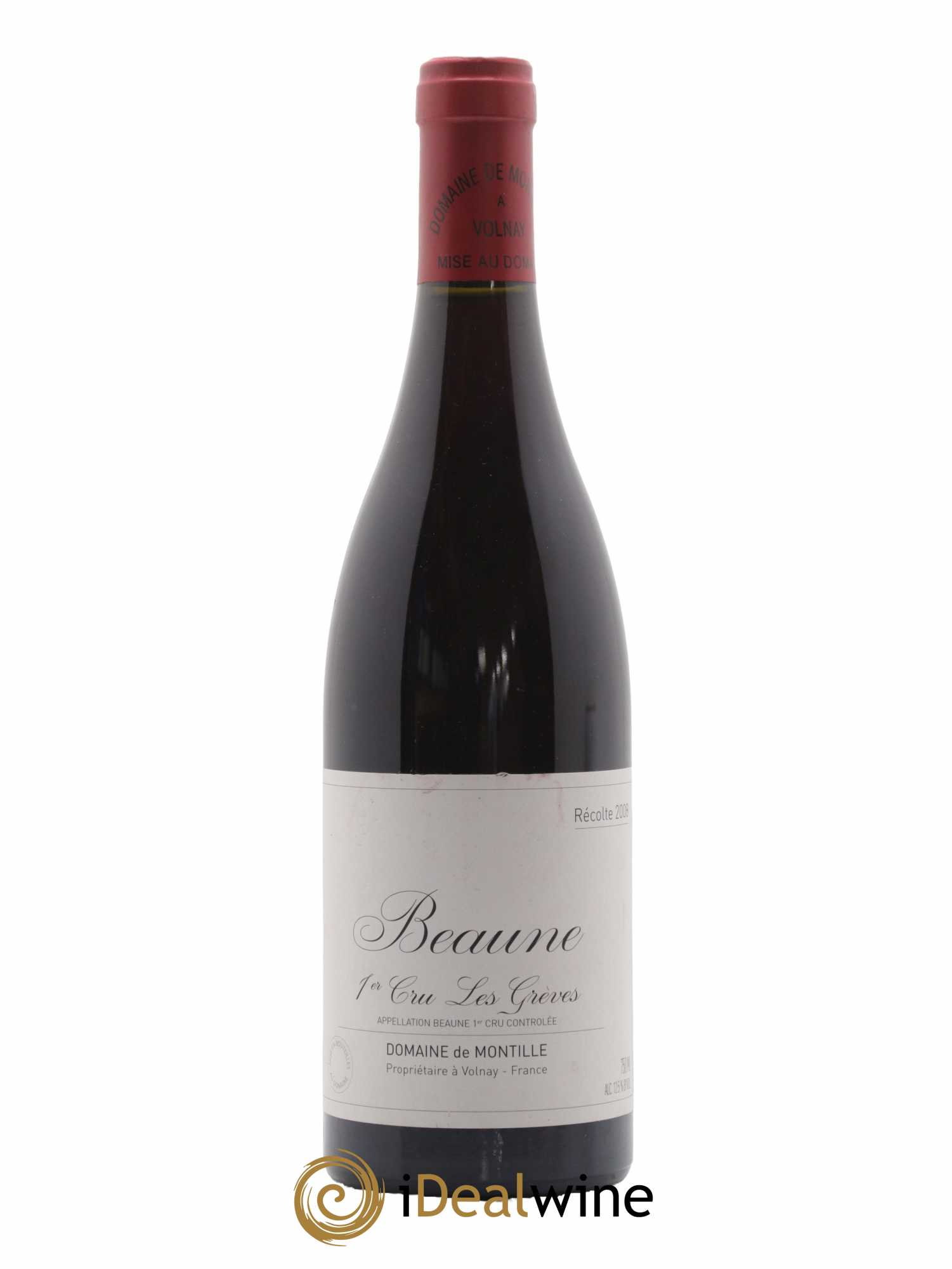Beaune 1er Cru Les Grèves De Montille (Domaine) 2008 - Lot de 1 bouteille - 0