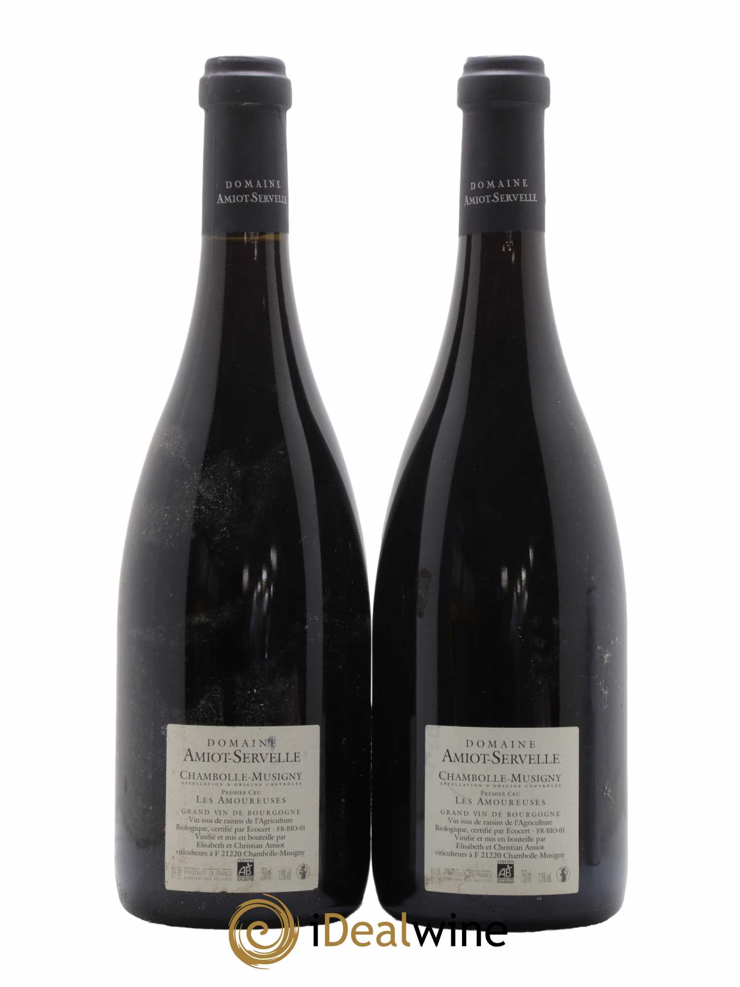 Chambolle-Musigny 1er Cru Les Amoureuses Amiot-Servelle 2009 - Lotto di 2 bottiglie - 1