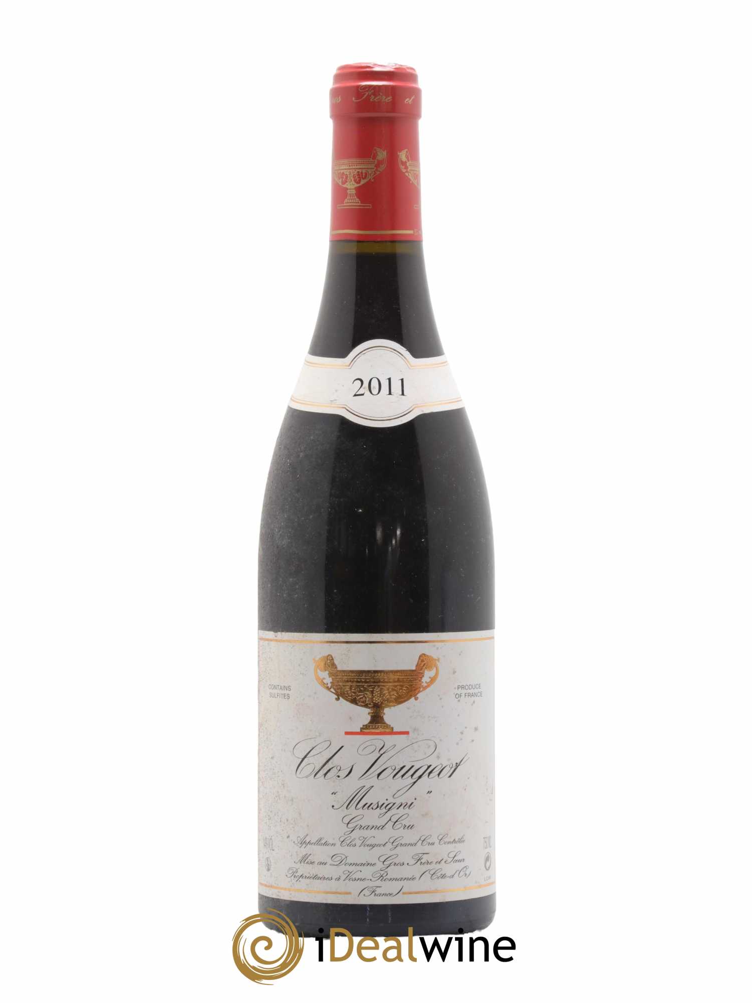 Clos de Vougeot Grand Cru Musigni Gros Frère & Soeur 2011 - Lot de 1 bouteille - 0
