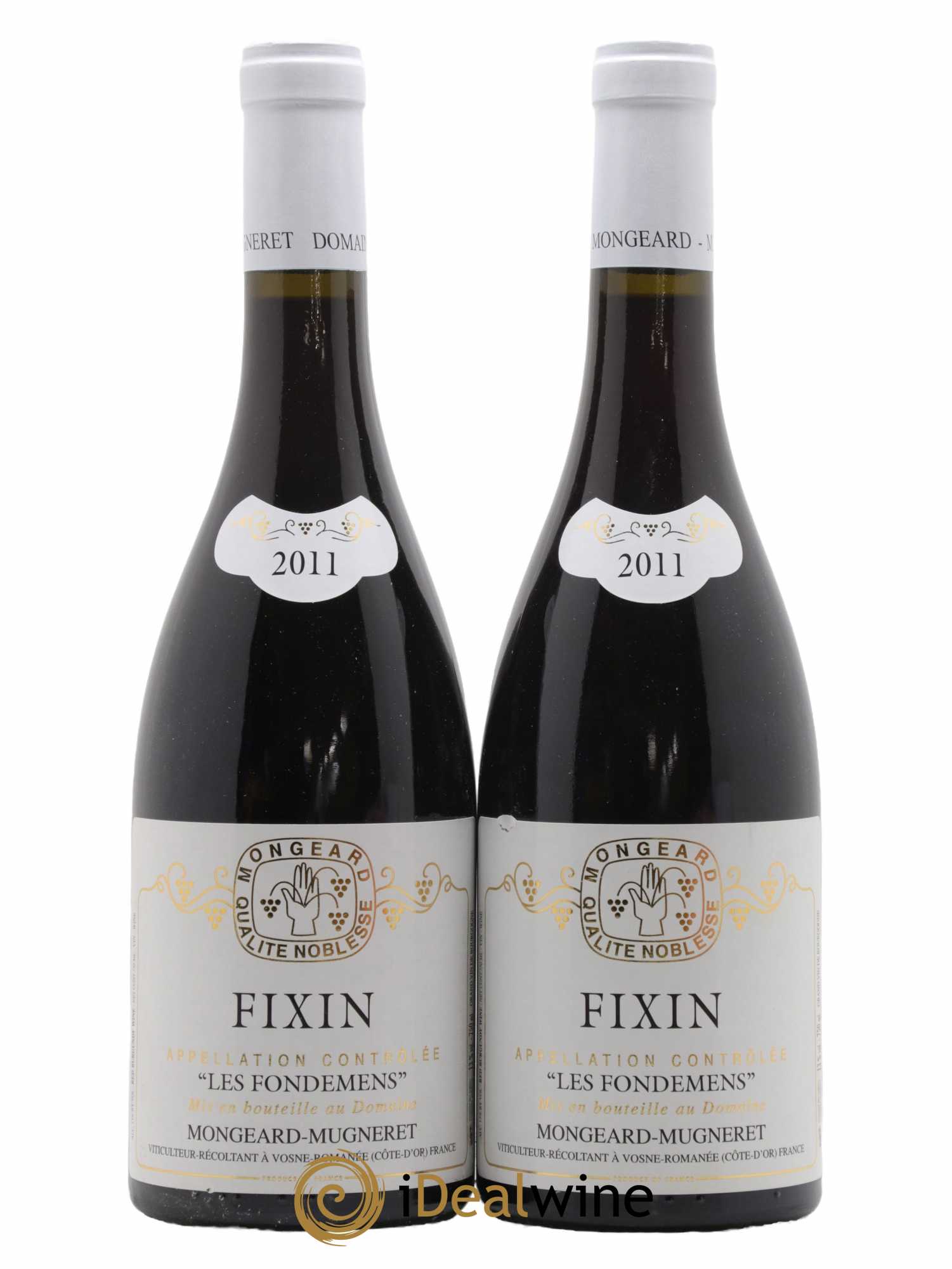 Fixin Les Fondemens Domaine Mongeard-Mugneret 2011 - Lot de 2 bouteilles - 0