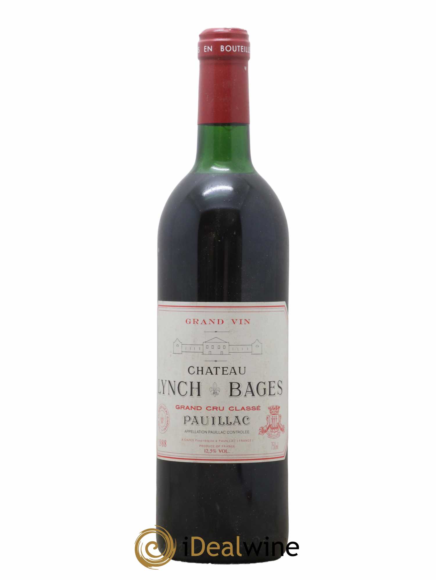 Château Lynch Bages 5ème Grand Cru Classé 1988 - Lot de 1 bouteille - 0