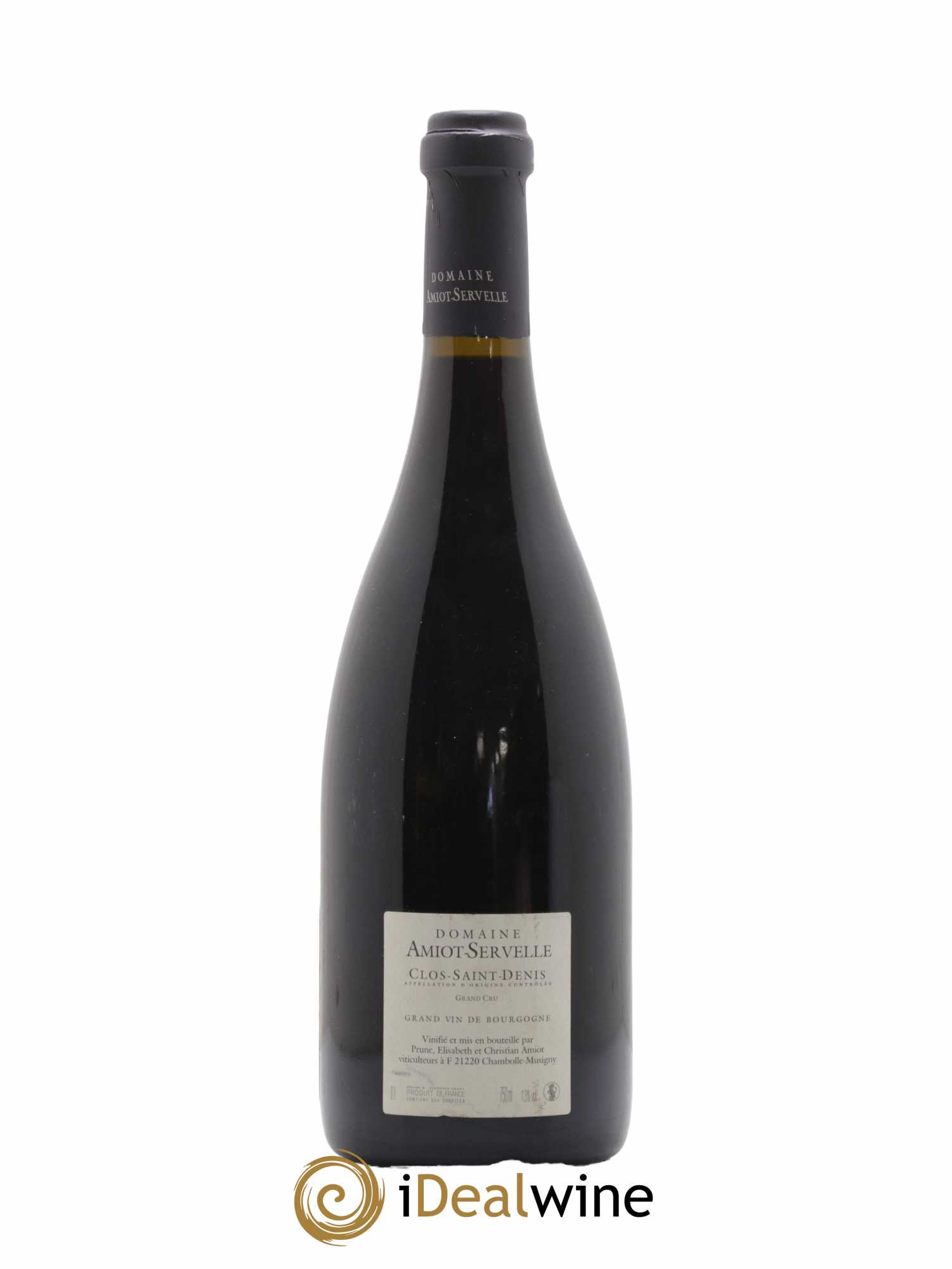 Clos Saint-Denis Grand Cru Amiot-Servelle 2013 - Lot de 1 bouteille - 1