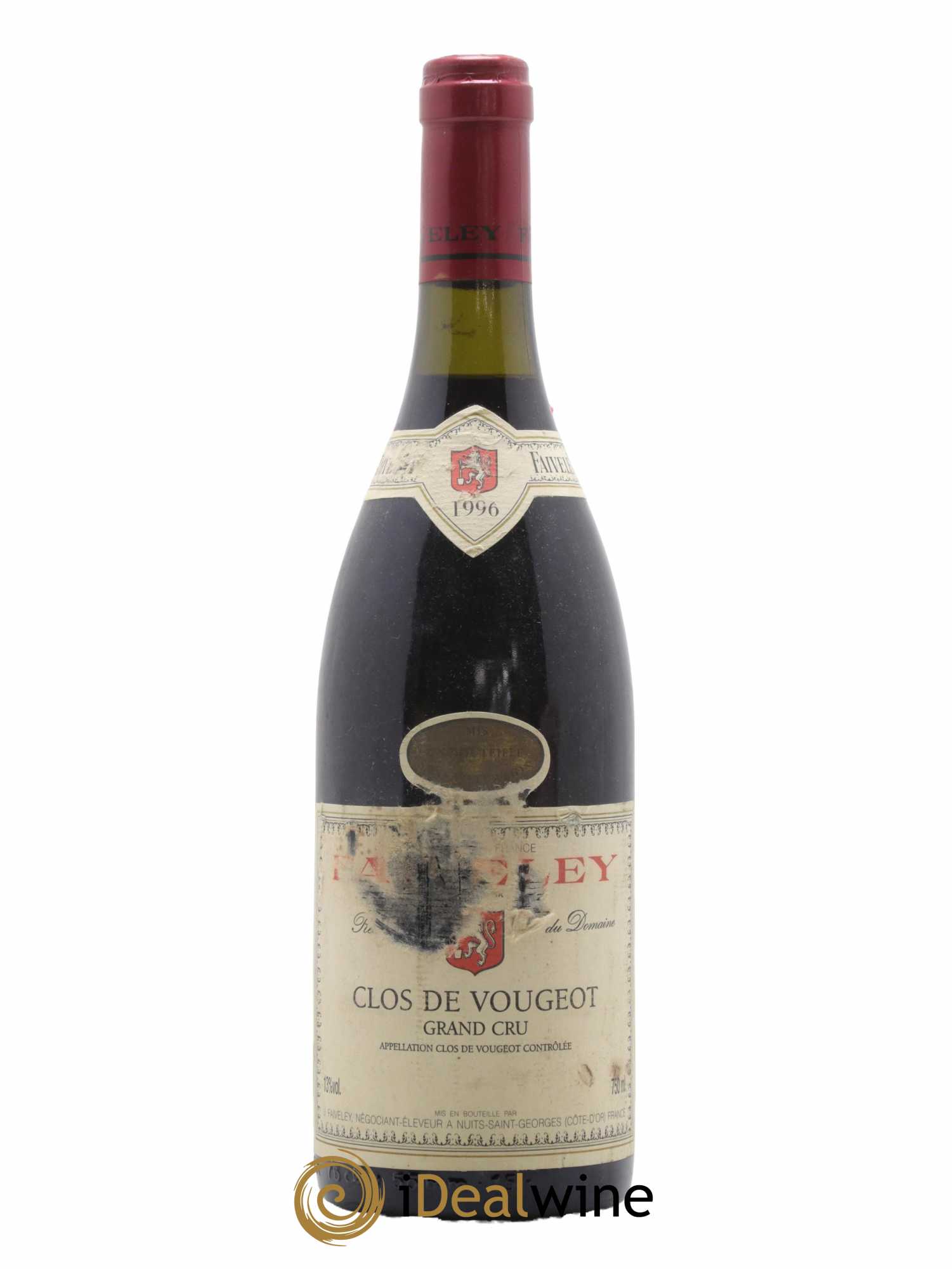 Clos de Vougeot Grand Cru Faiveley 1996 - Lot de 1 bouteille - 0