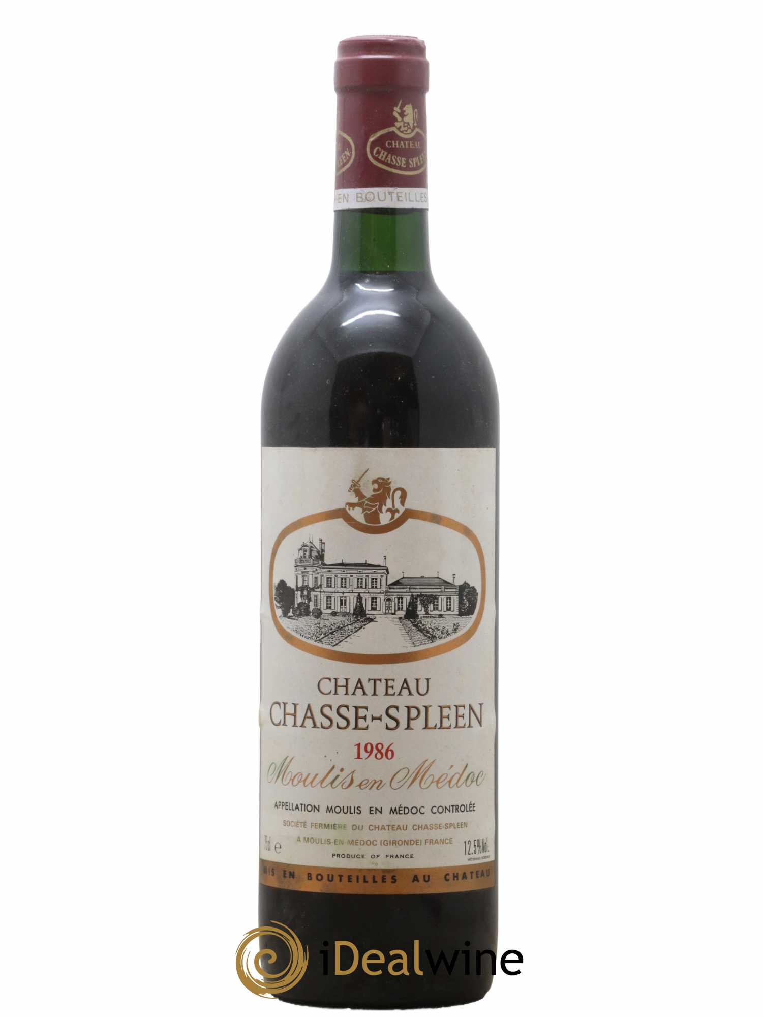 Château Chasse Spleen 1986 - Lot de 1 bouteille - 0