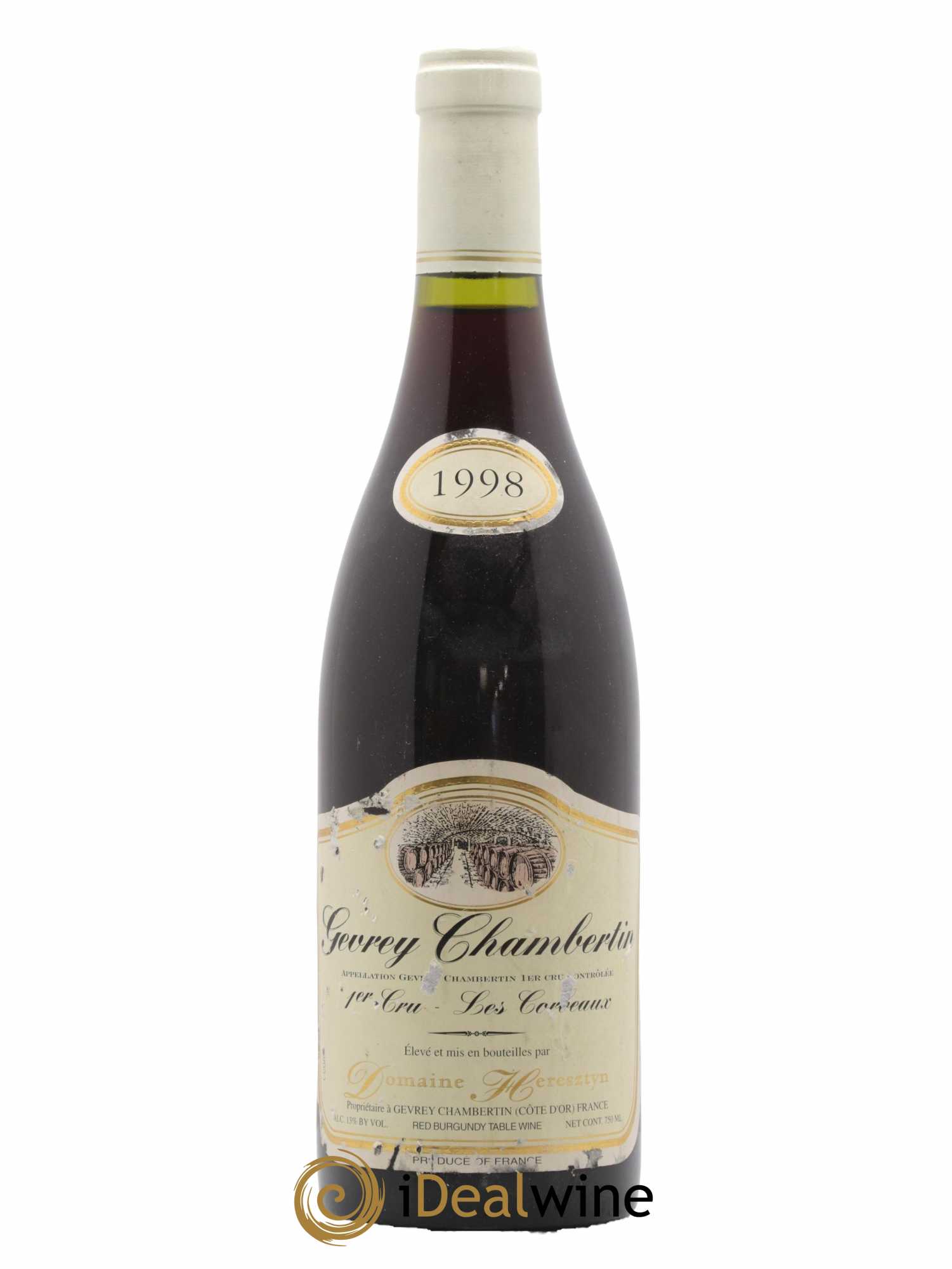 Gevrey-Chambertin 1er Cru Les Corbeaux Domaine Heresztyn 1998 - Lot de 1 bouteille - 0