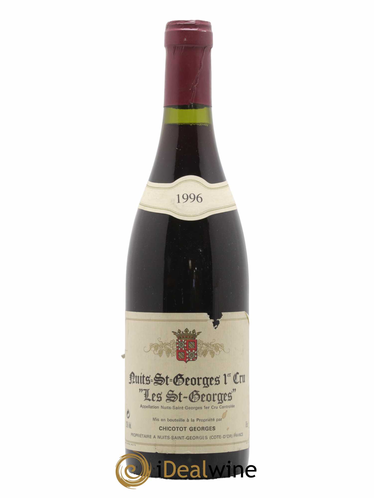 Nuits-Saint-Georges 1er Cru Les Saint-Georges Chicotot 1996 - Lot de 1 bouteille - 0