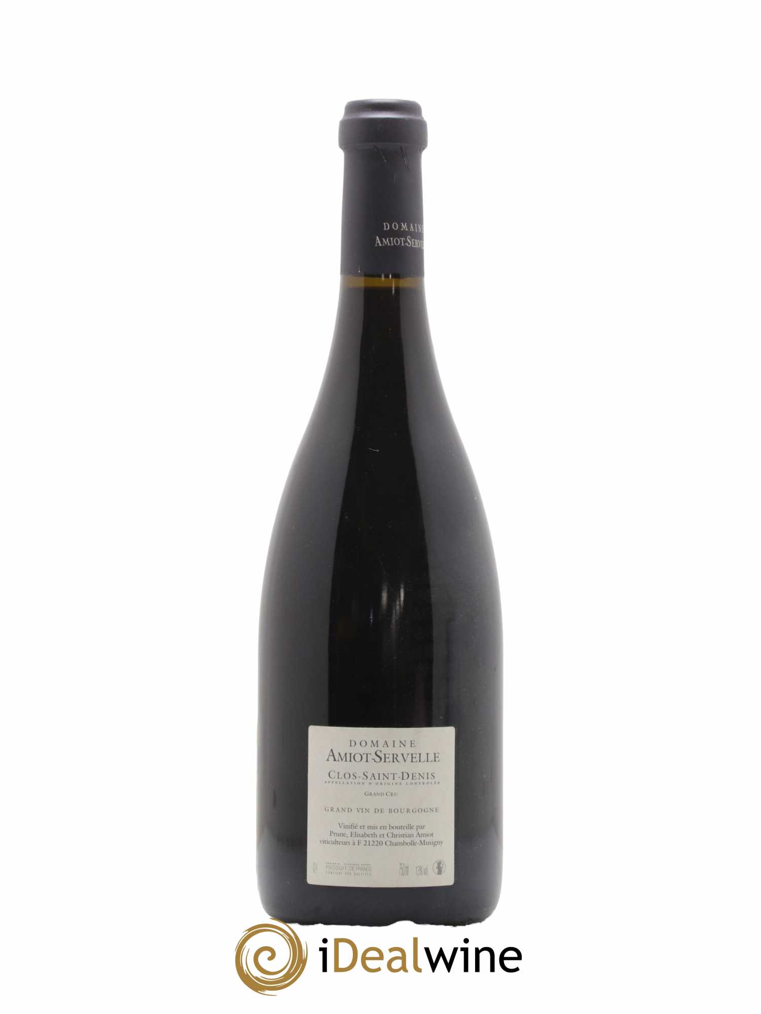 Clos Saint-Denis Grand Cru Amiot-Servelle 2013 - Lot de 1 bouteille - 1