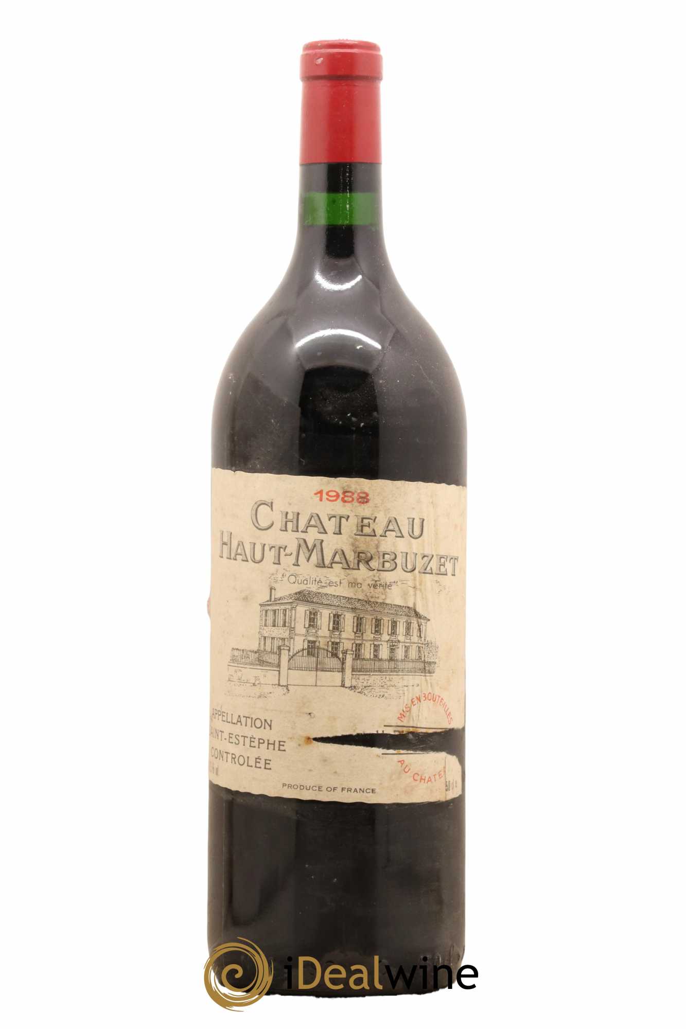 Château Haut Marbuzet 1988 - Lot de 1 magnum - 0