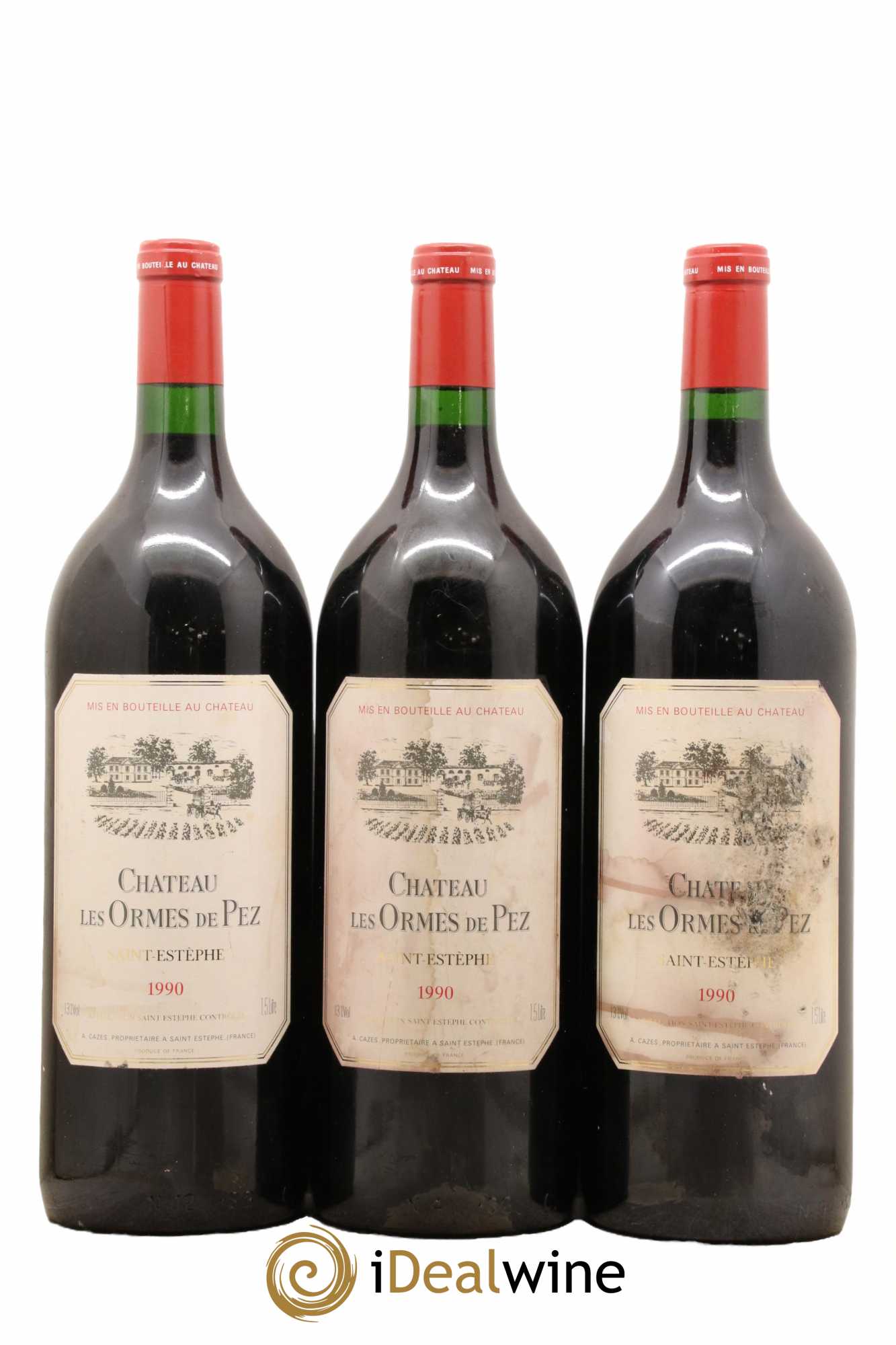 Château les Ormes de Pez 1990 - Lot de 3 magnums - 0