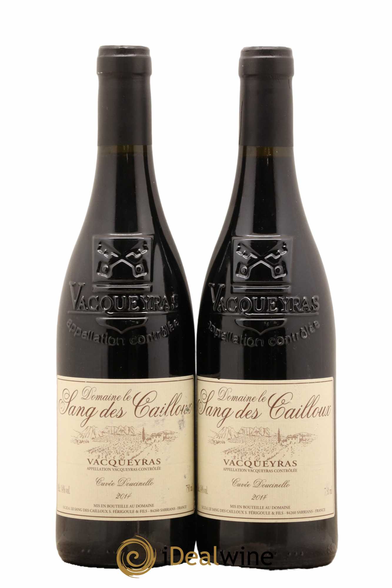 Vacqueyras Doucinello Le Sang des Cailloux 2014 - Lot de 2 bouteilles - 0