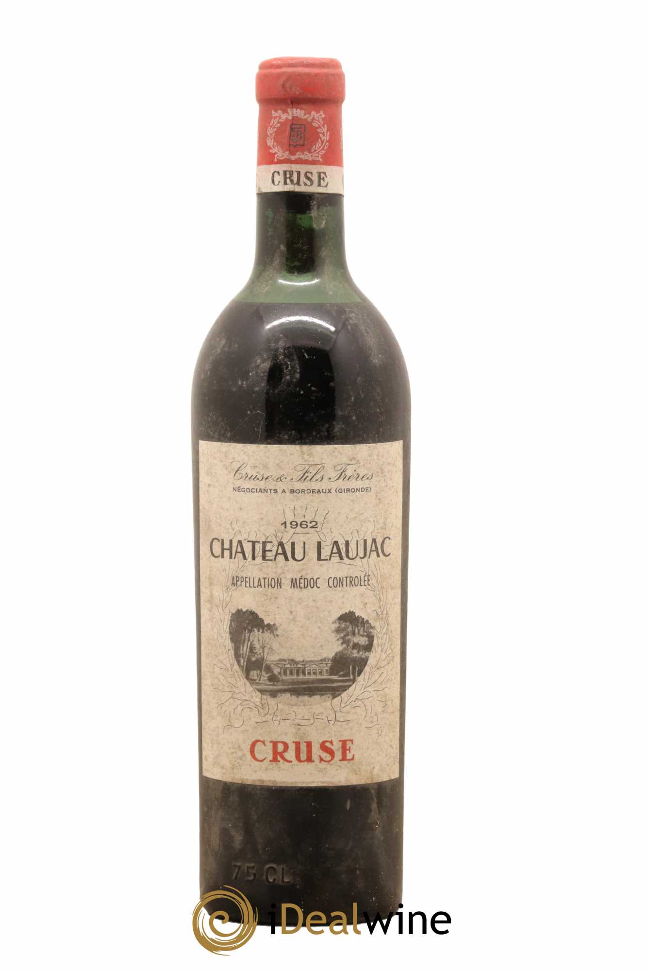 Château Laujac Cru Bourgeois 1962 - Lot de 1 bouteille - 0
