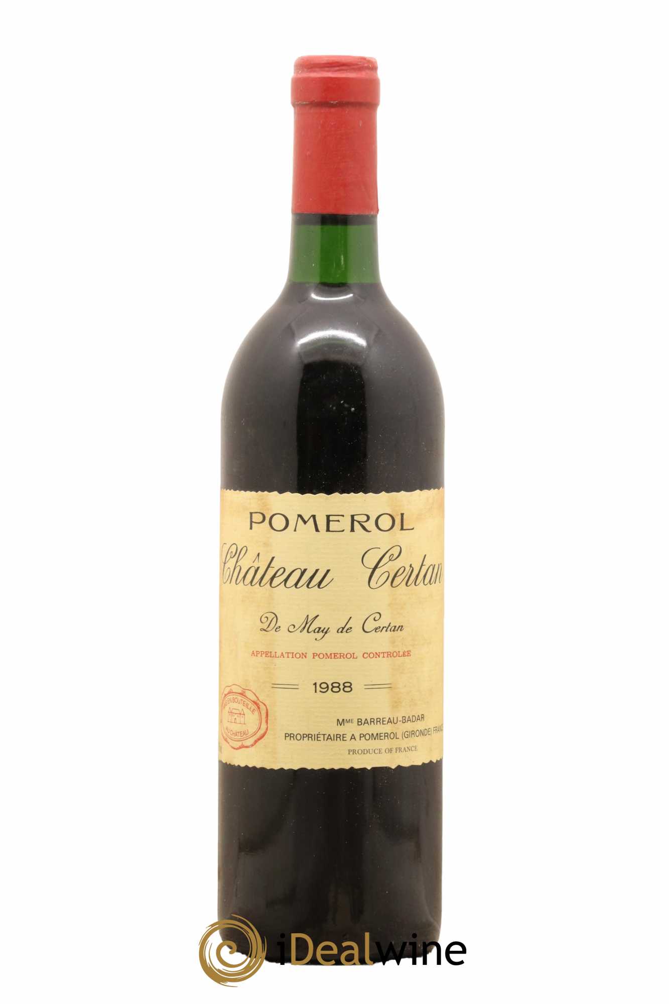 Château Certan de May 1988 - Lot de 1 bouteille - 0