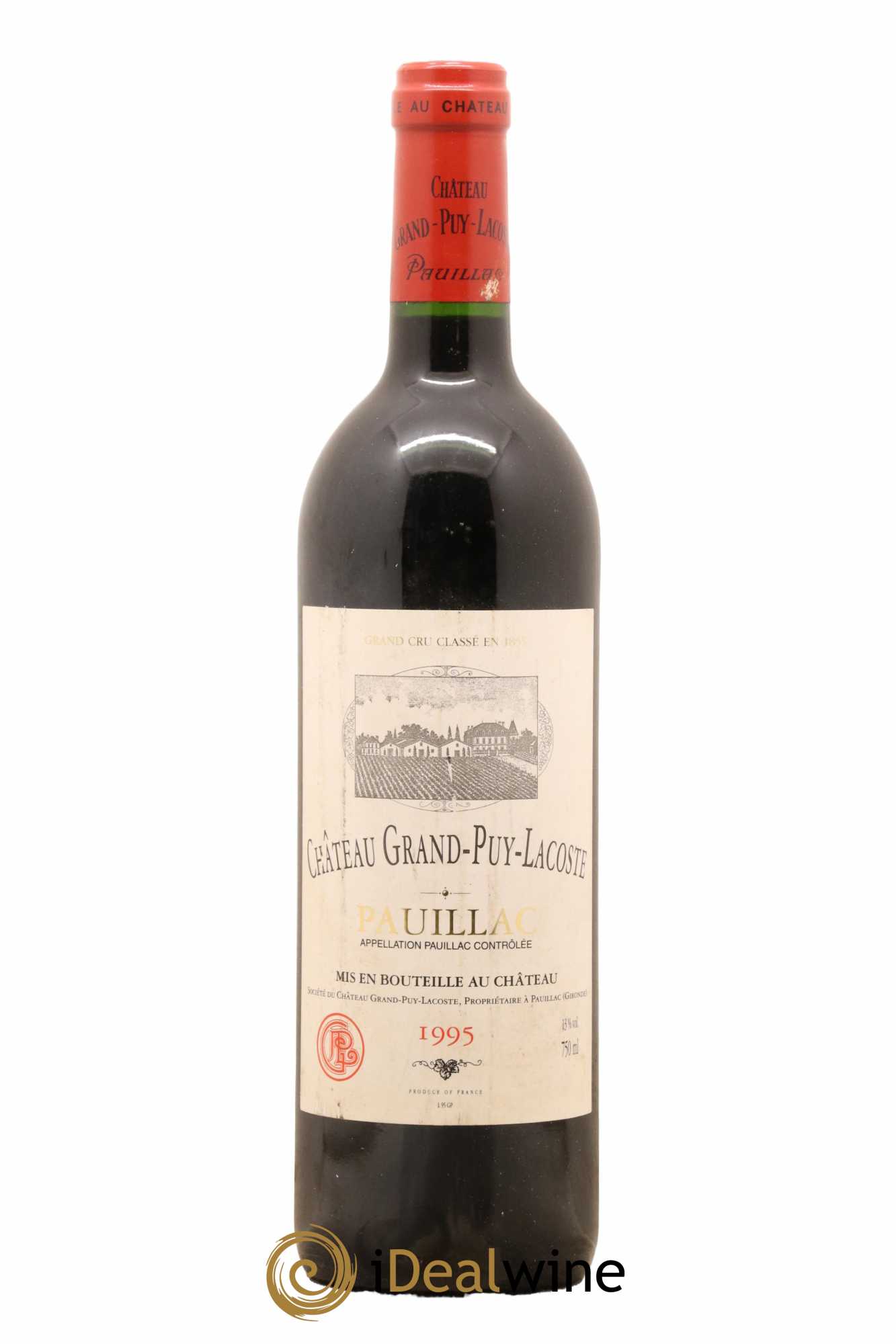 Château Grand Puy Lacoste 5ème Grand Cru Classé 1995 - Lot de 1 bouteille - 0