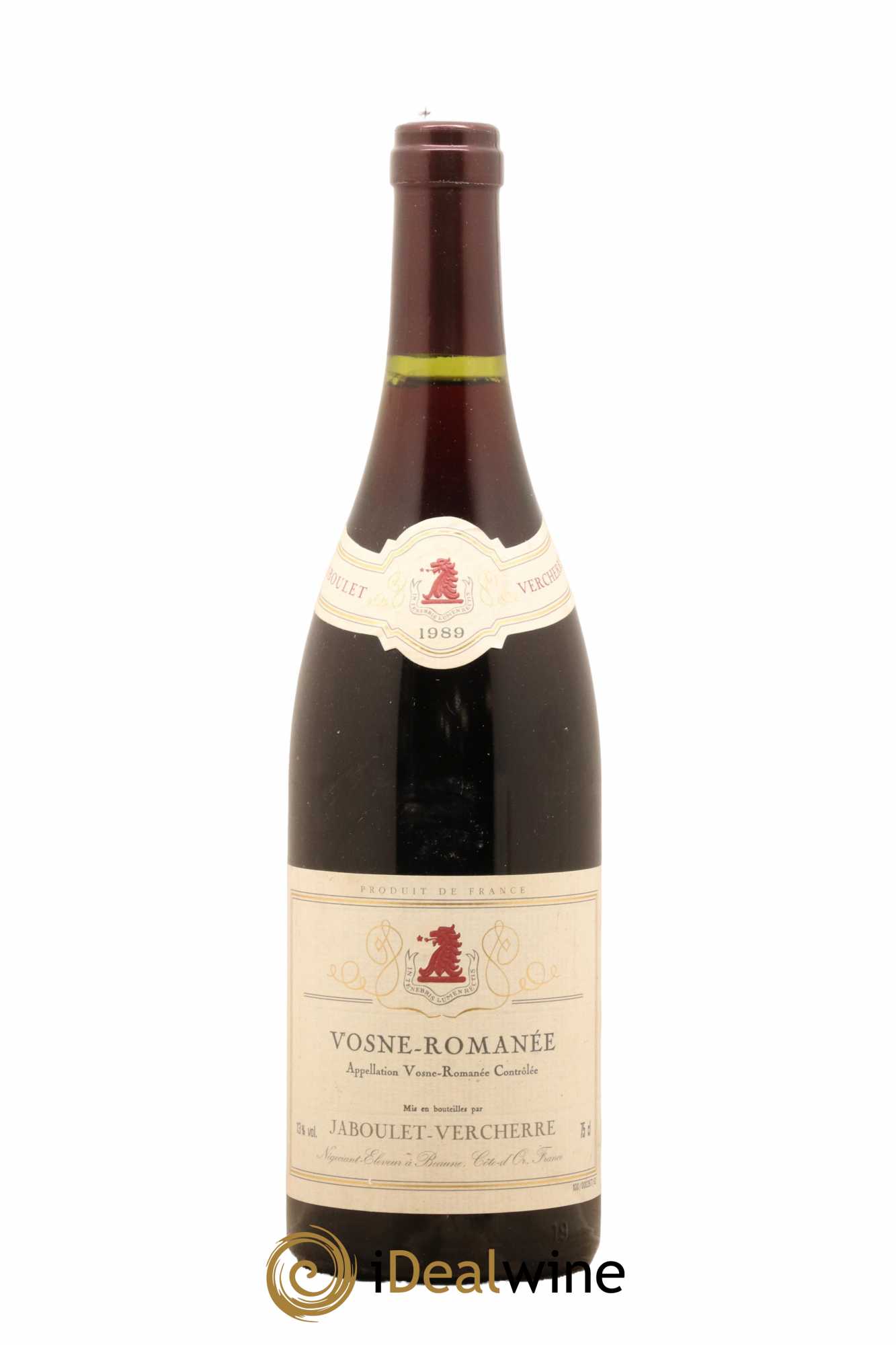Vosne-Romanée Domaine Jaboulet Verchère 1989 - Lot de 1 bouteille - 0