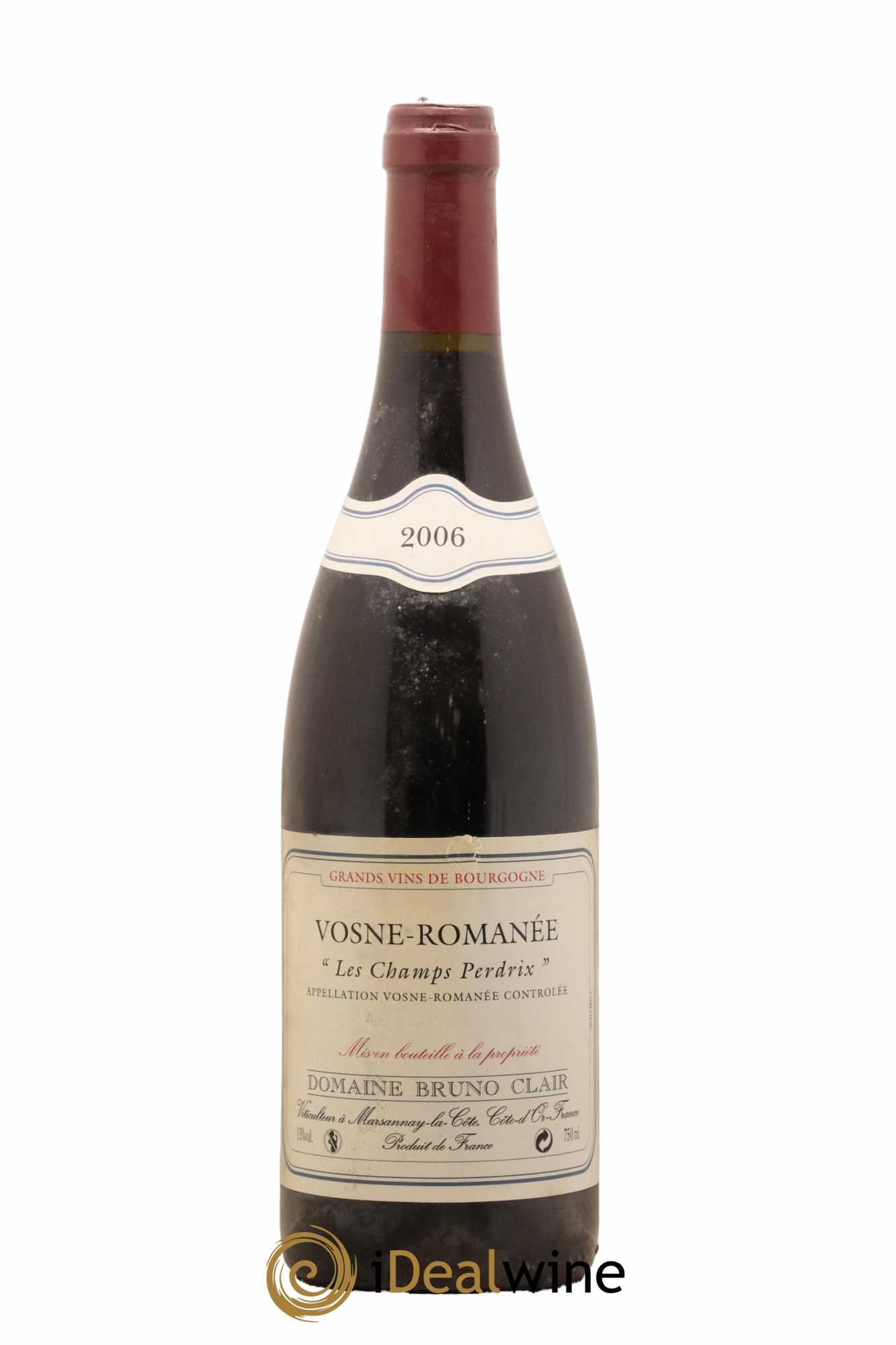 Vosne-Romanée Les Champs Perdrix Bruno Clair (Domaine) 2006 - Lot de 1 bouteille - 0