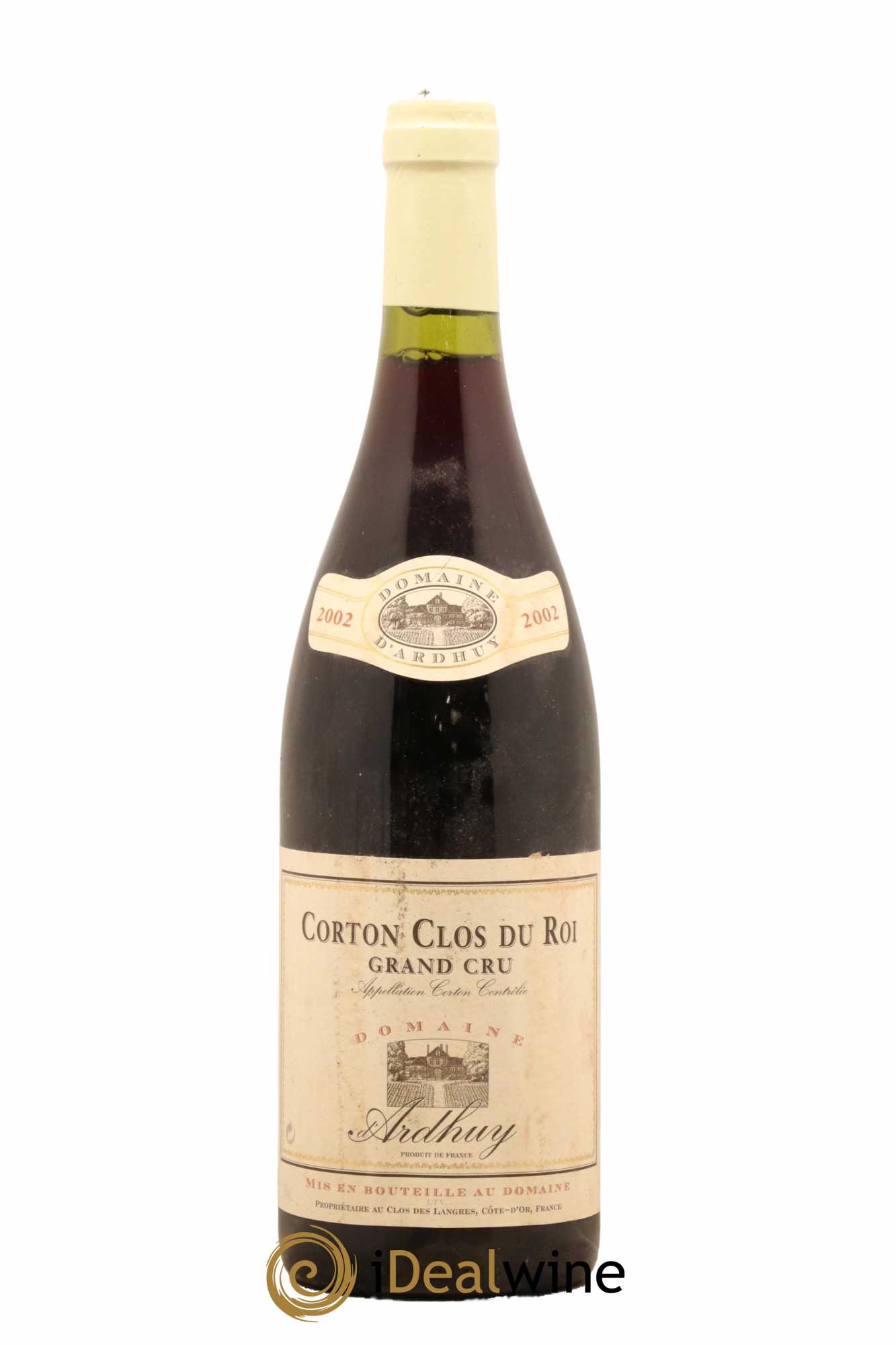 Corton Grand Cru Le Clos du Roi Domaine d'Ardhuy 2002 - Lot de 1 bouteille - 0