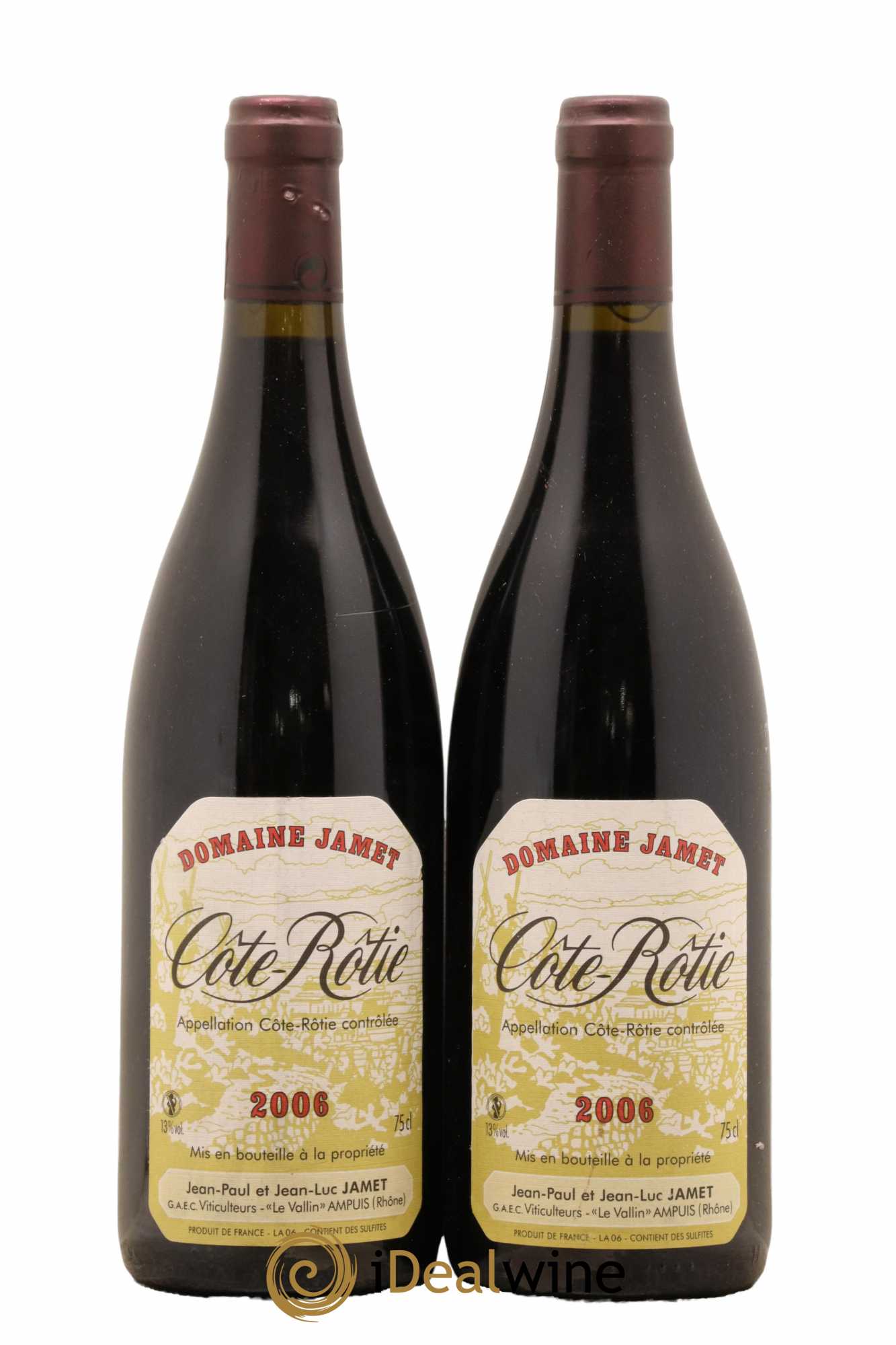 Côte-Rôtie Jamet (Domaine) 2006 - Lot de 2 bouteilles - 0