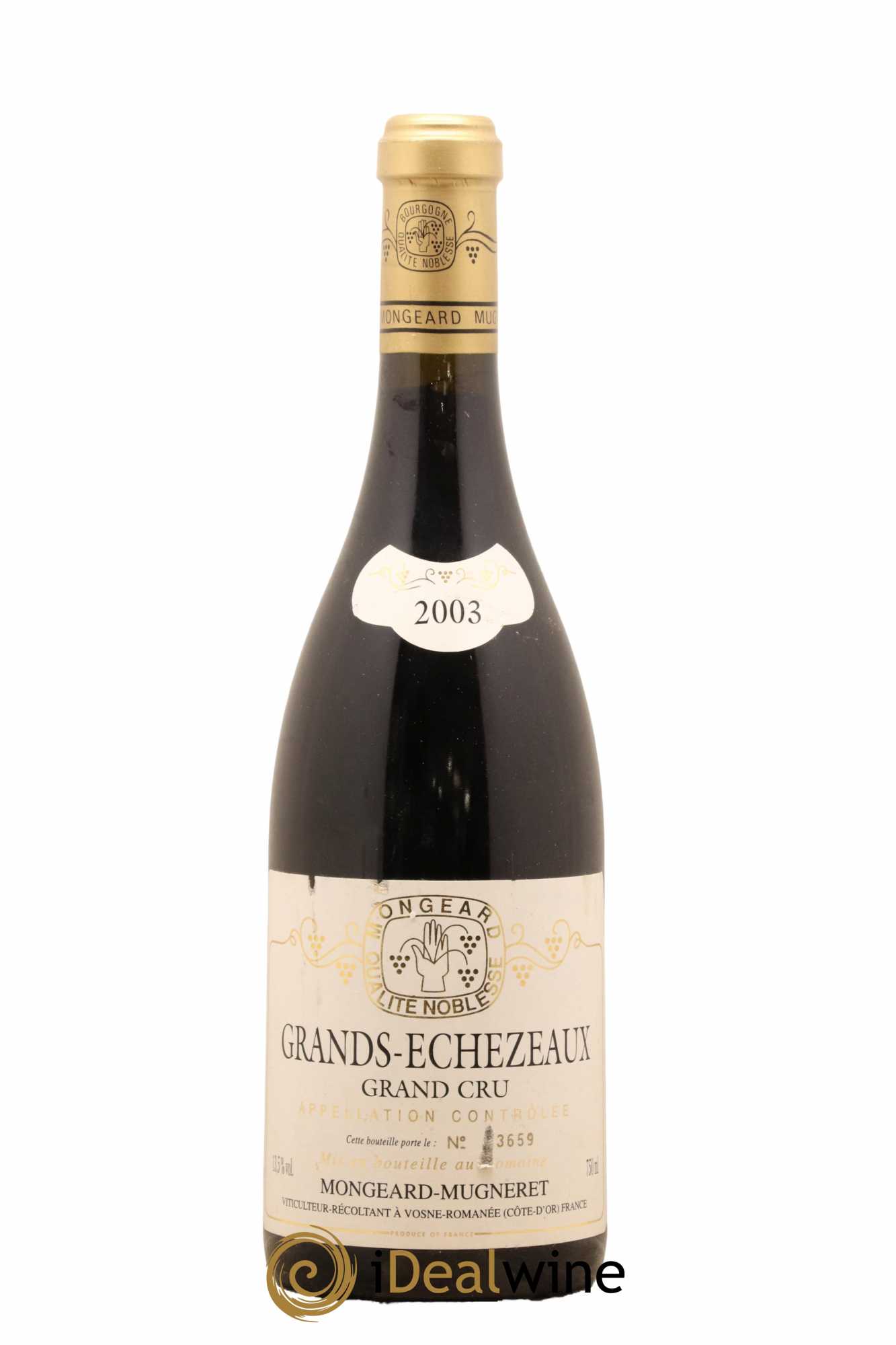 Grands-Echezeaux Grand Cru Mongeard-Mugneret (Domaine) 2003 - Lot de 1 bouteille - 0