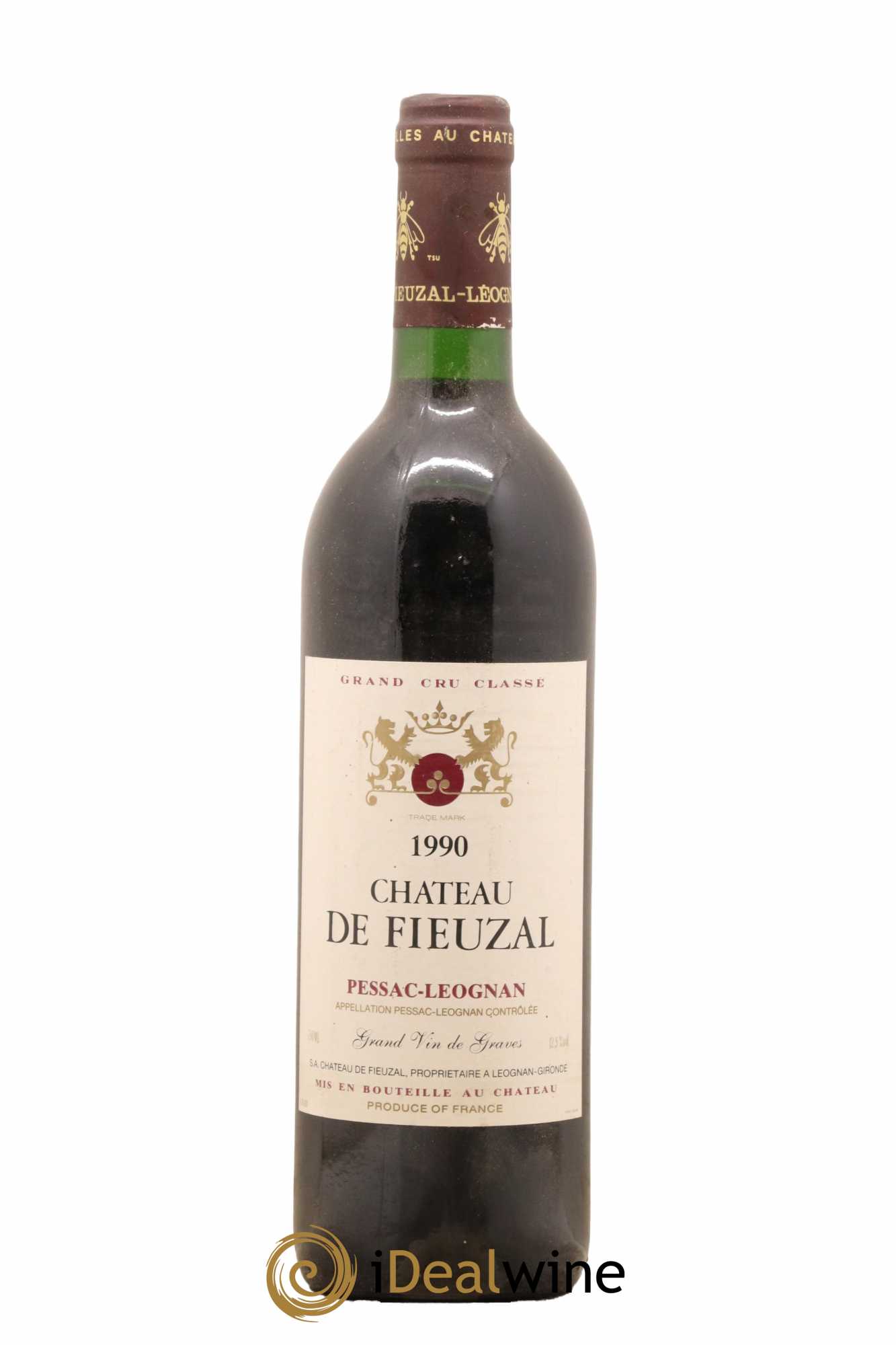 Château de Fieuzal Cru Classé de Graves 1990 - Lot de 1 bouteille - 0