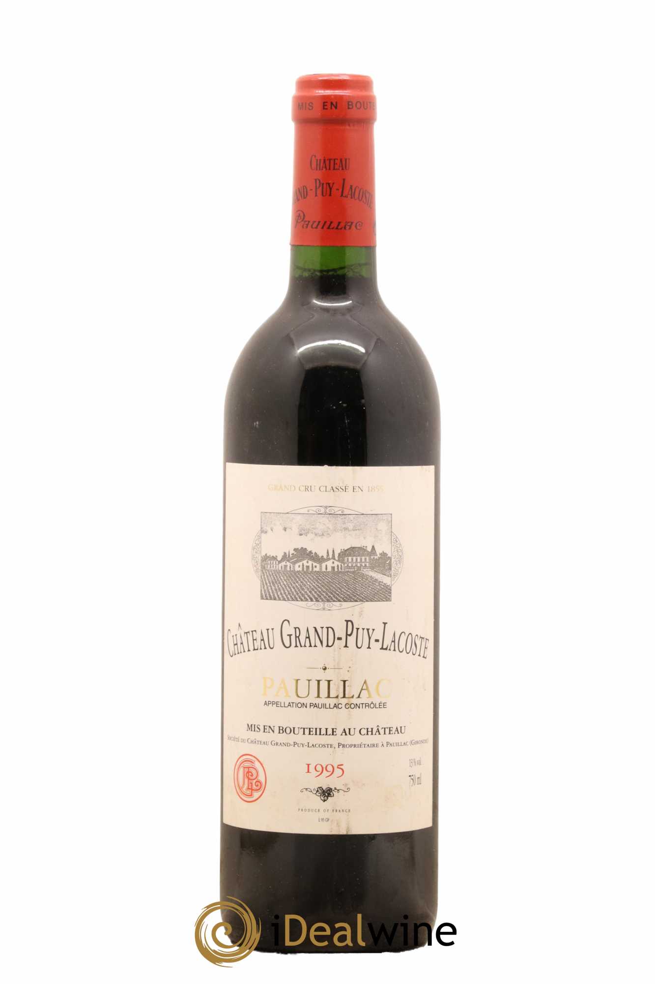 Château Grand Puy Lacoste 5ème Grand Cru Classé 1995 - Lot de 1 bouteille - 0
