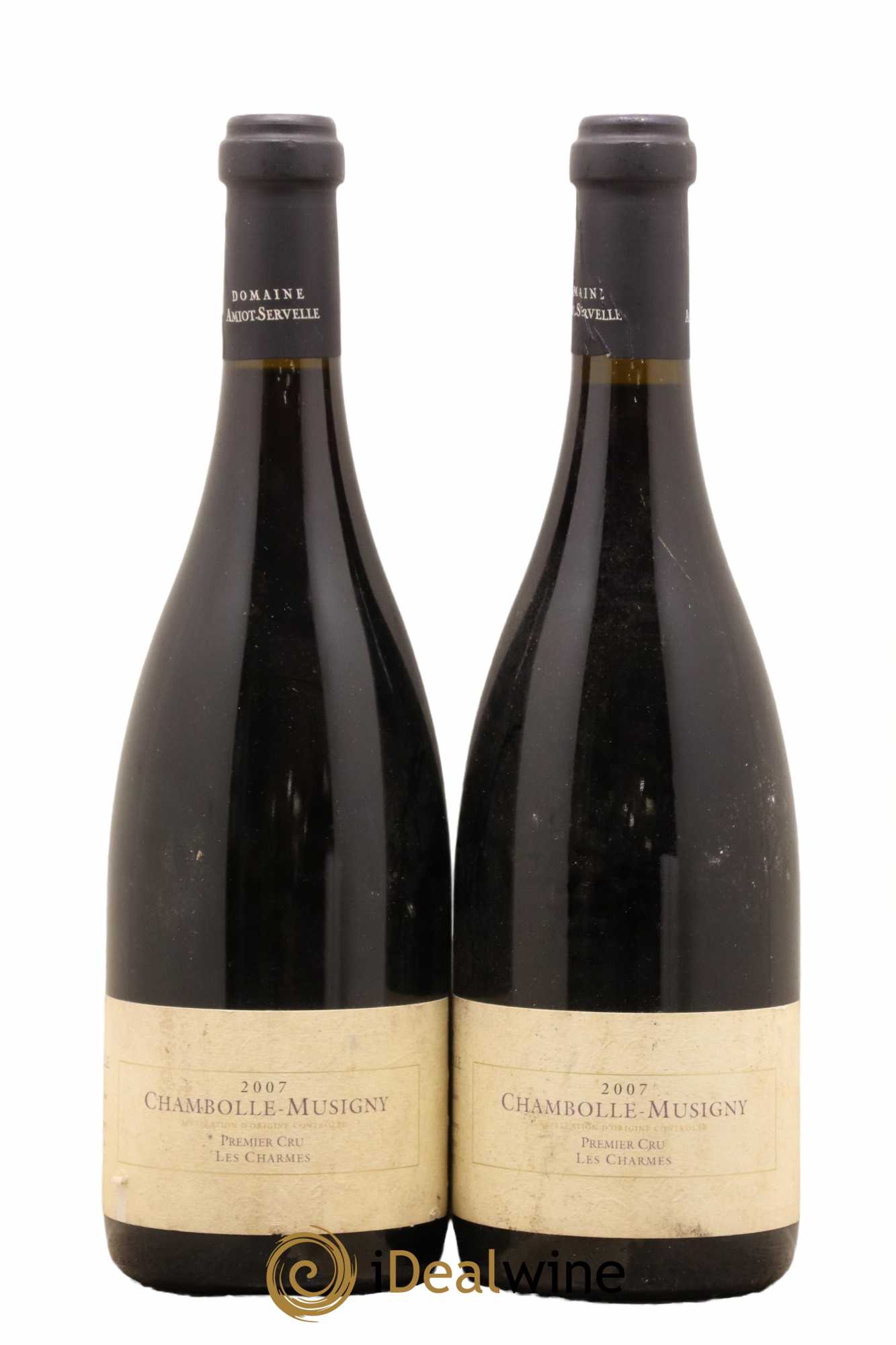 Chambolle-Musigny 1er Cru Les Charmes Amiot-Servelle 2007 - Lotto di 2 bottiglie - 0