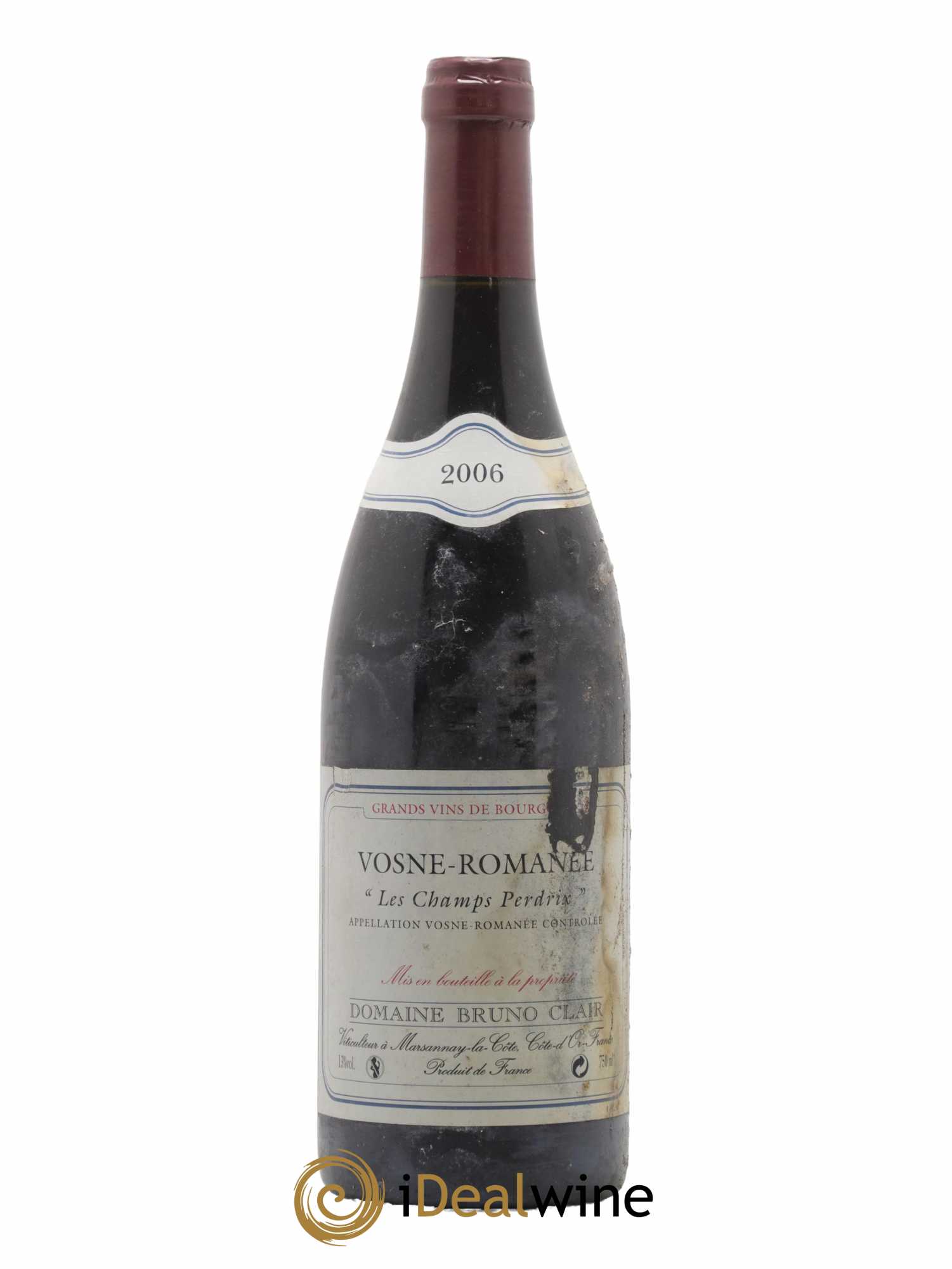 Vosne-Romanée Les Champs Perdrix Bruno Clair (Domaine) 2006 - Lot de 1 bouteille - 0