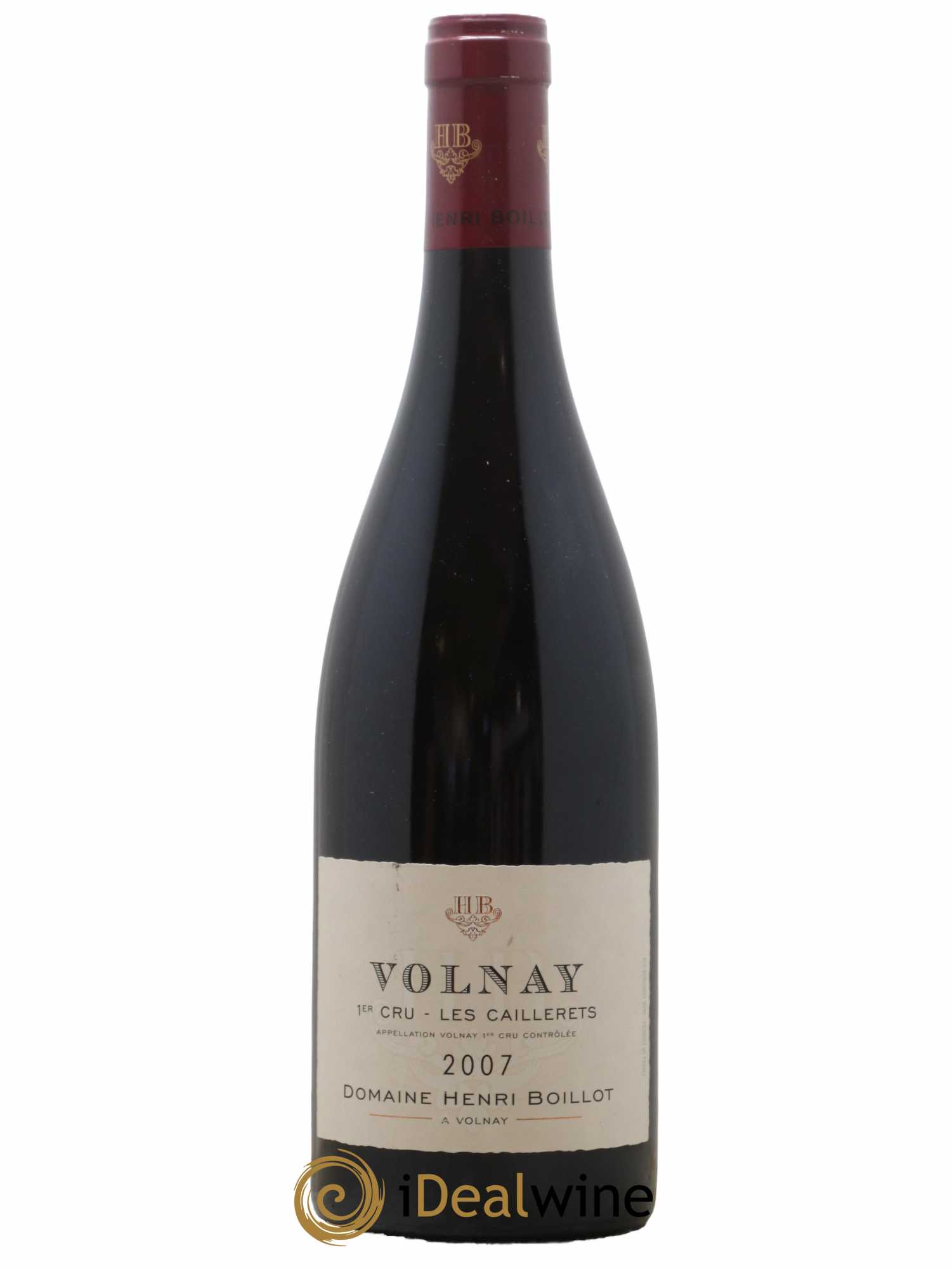 Volnay 1er Cru Les Caillerets Henri Boillot (Domaine) 2007 - Posten von 1 Flasche - 0