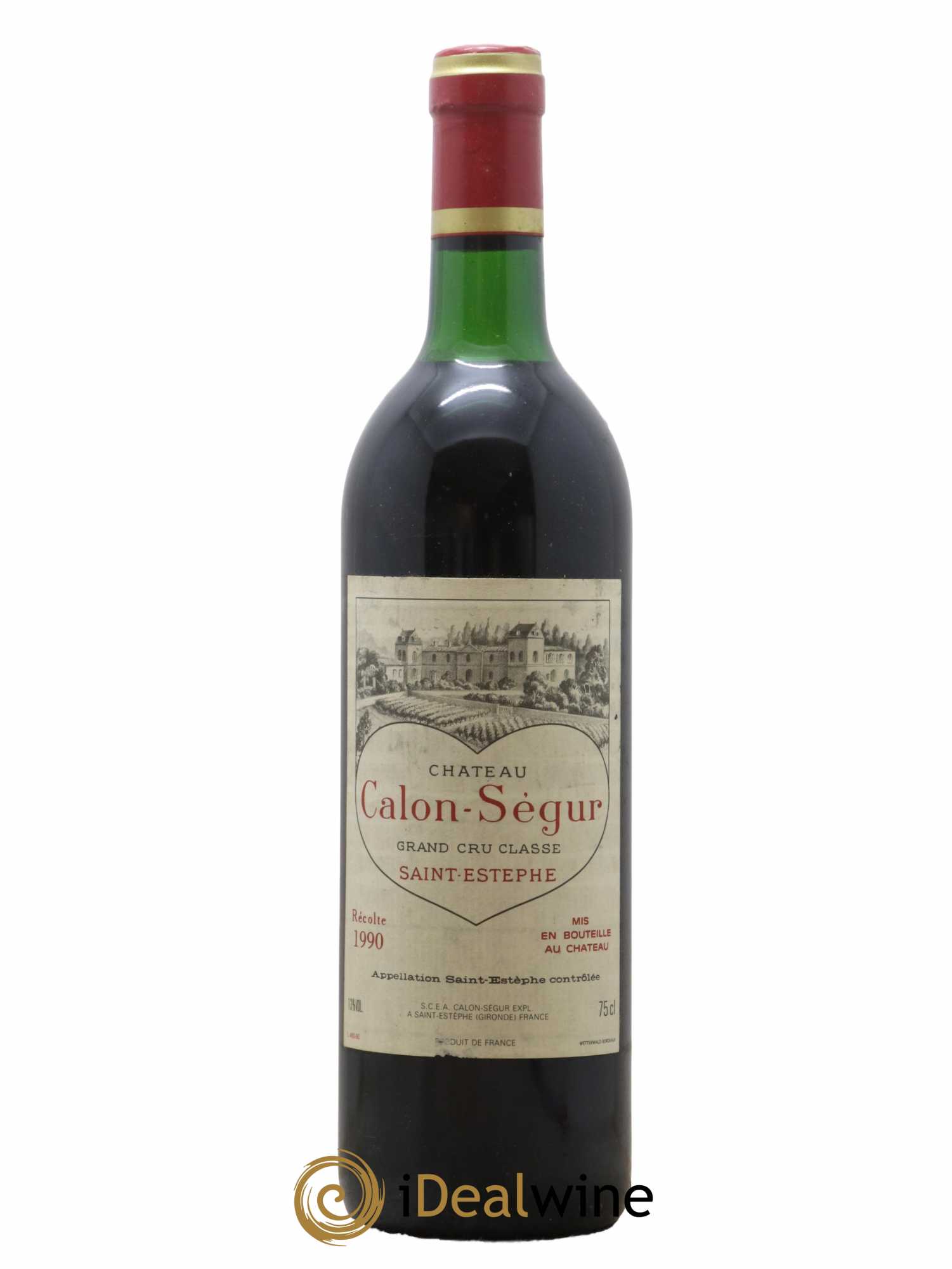 Château Calon Ségur 3ème Grand Cru Classé 1990 - Lot de 1 bouteille - 0