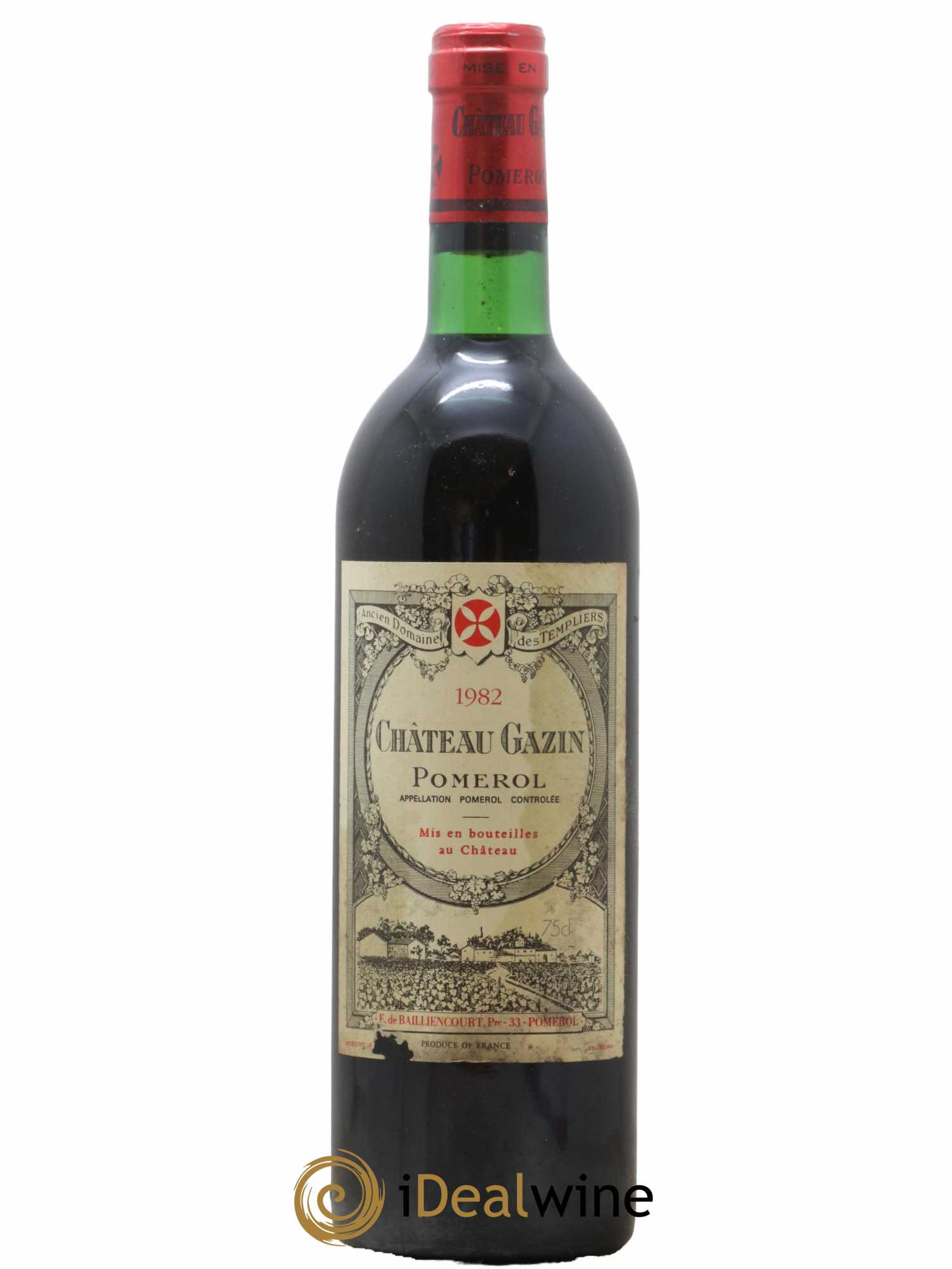 Château Gazin 1982 - Lot de 1 bouteille - 0