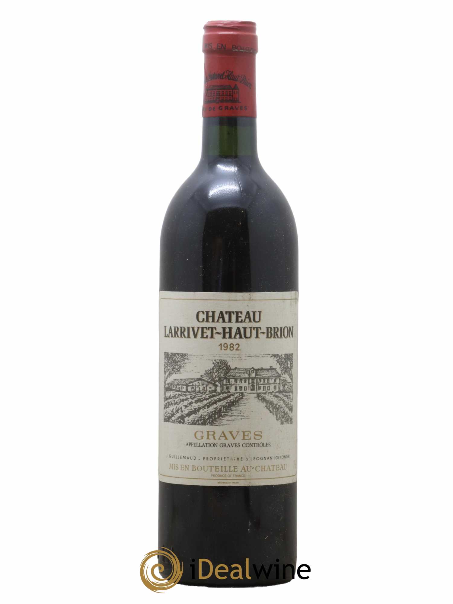 Château Larrivet Haut-Brion 1982 - Lot de 1 bouteille - 0