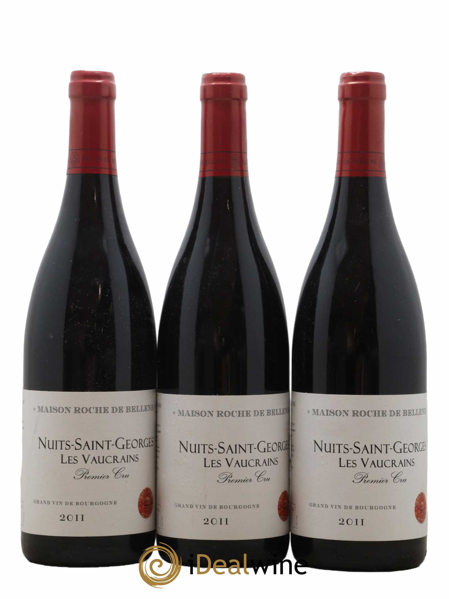 Nuits-Saint-Georges 1er Cru Les Vaucrains Maison Roche de Bellene 2011 - Lot de 3 bouteilles - 0