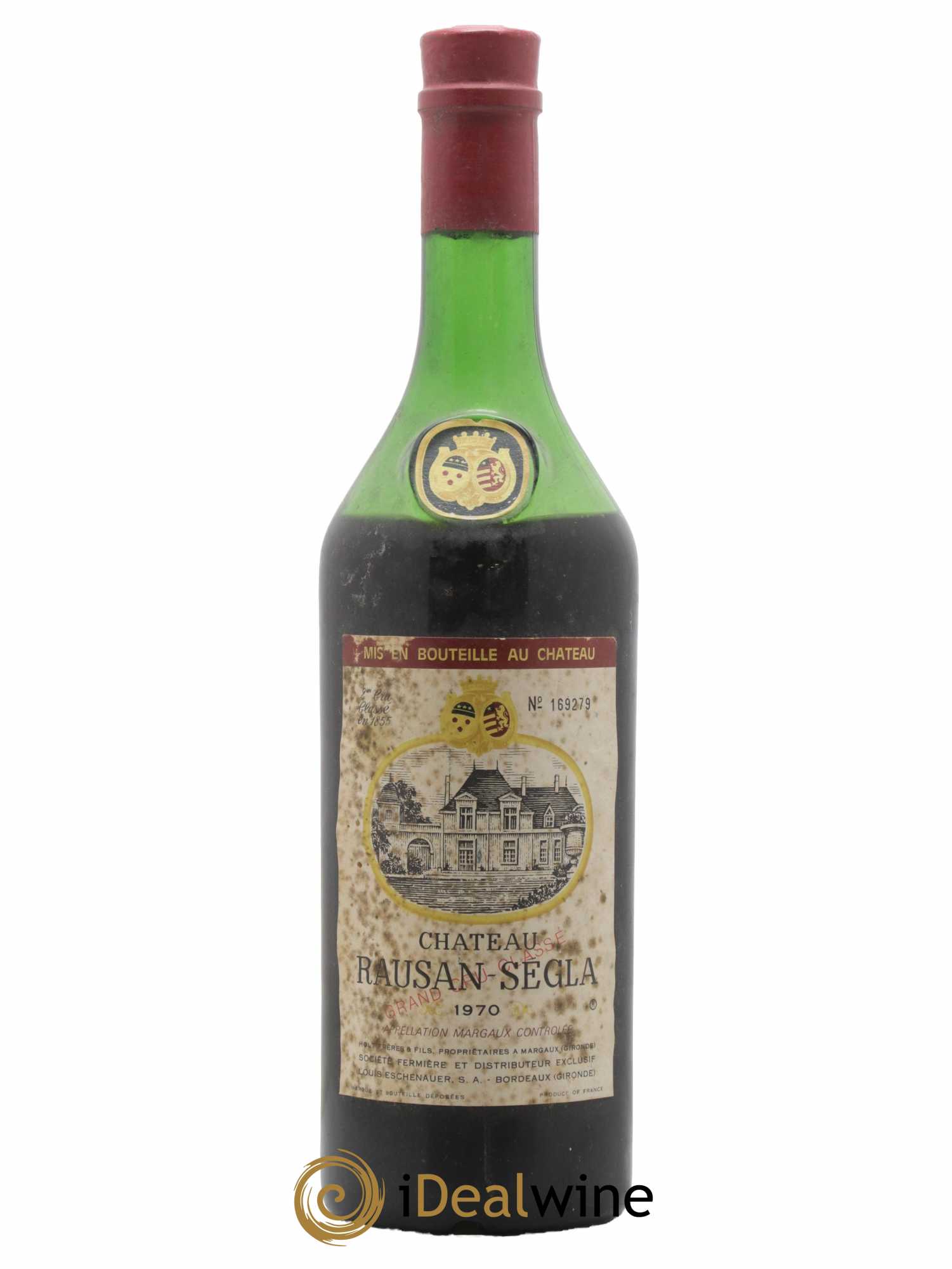 Château Rauzan Ségla Grand Cru Classé 1970 - Lot de 1 bouteille - 0