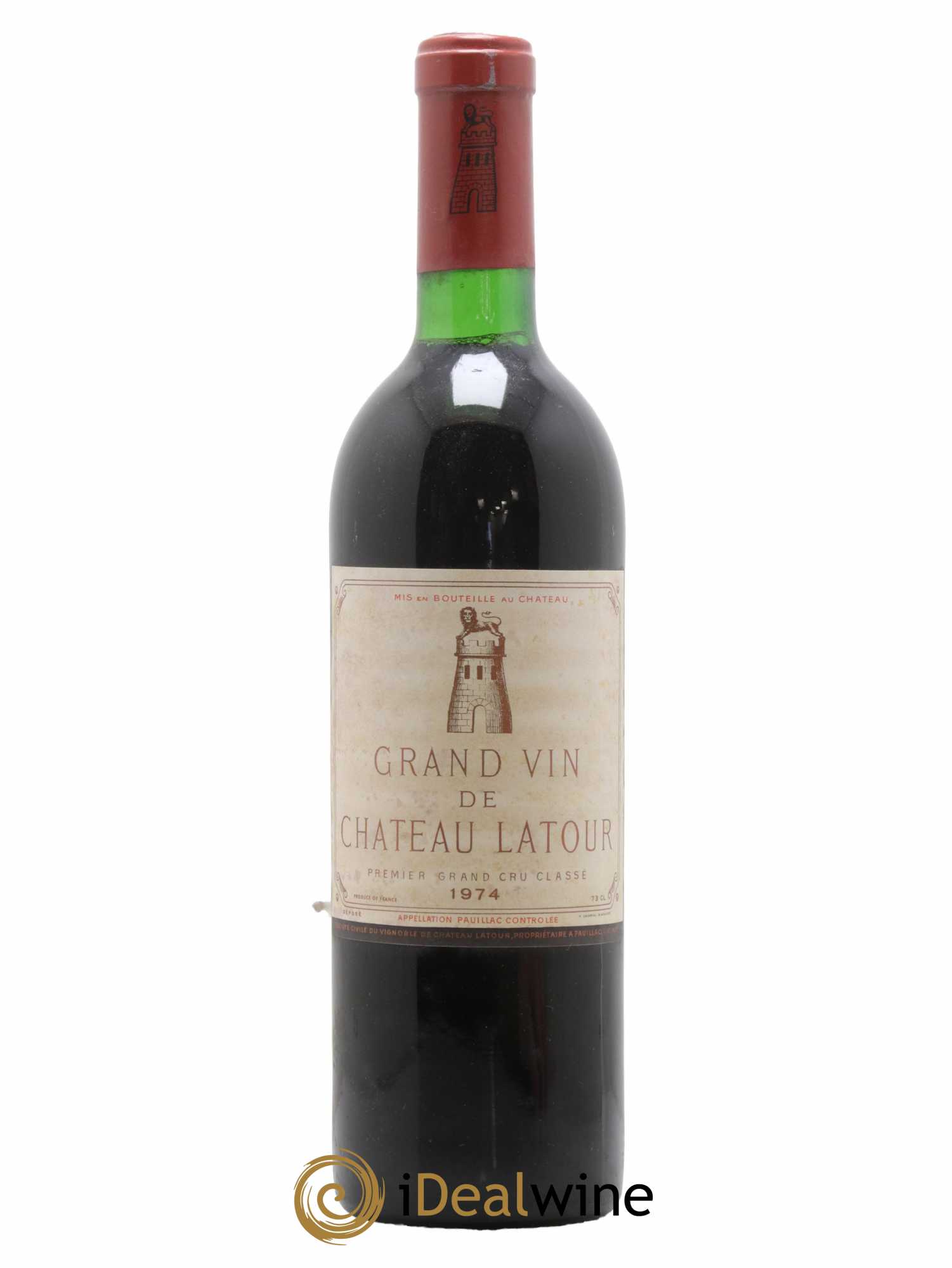 Château Latour 1er Grand Cru Classé 1974 - Lot de 1 bouteille - 0